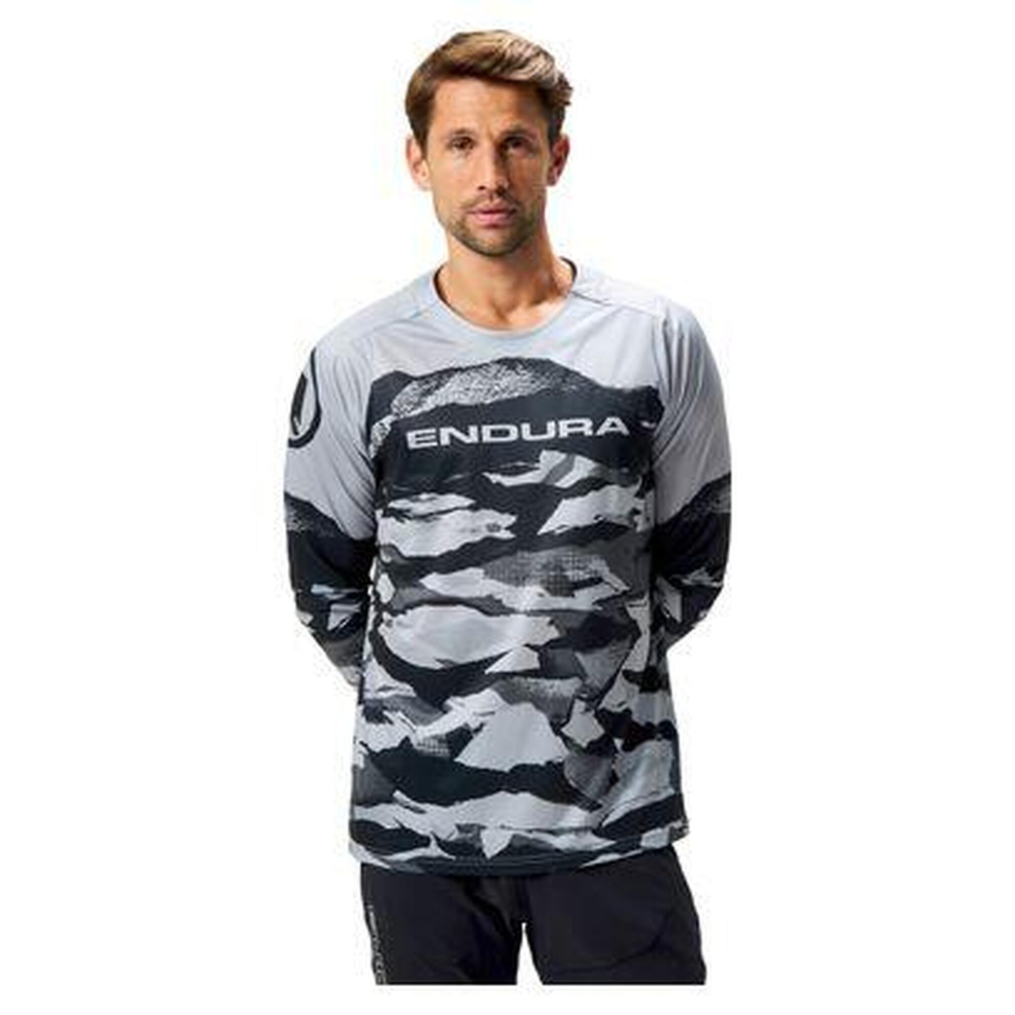 Longsleeve rowerowy męski Endura Mountain Camo Ltd