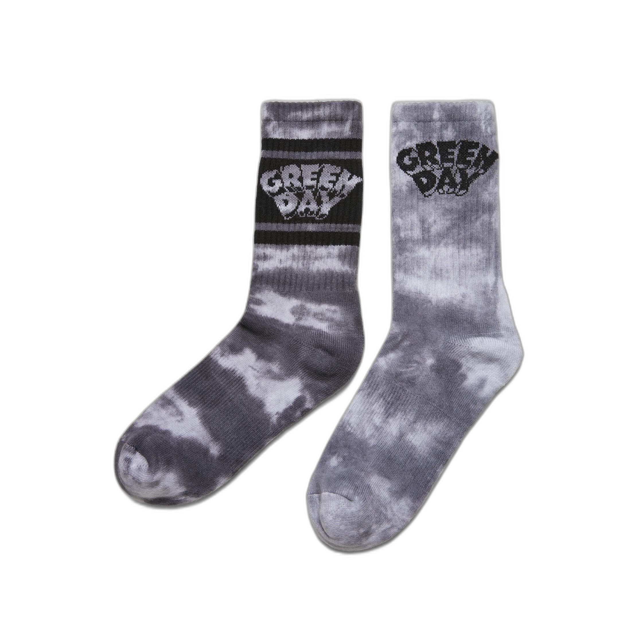 Pary skarpet Urban Classics Green Day Tie Die (x2)