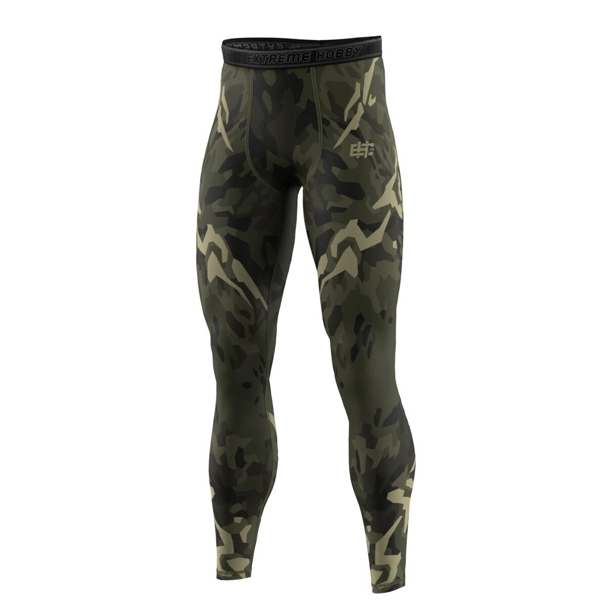 Legginsy sportowe męskie EXTREME HOBBY JUNGLE PANTHER