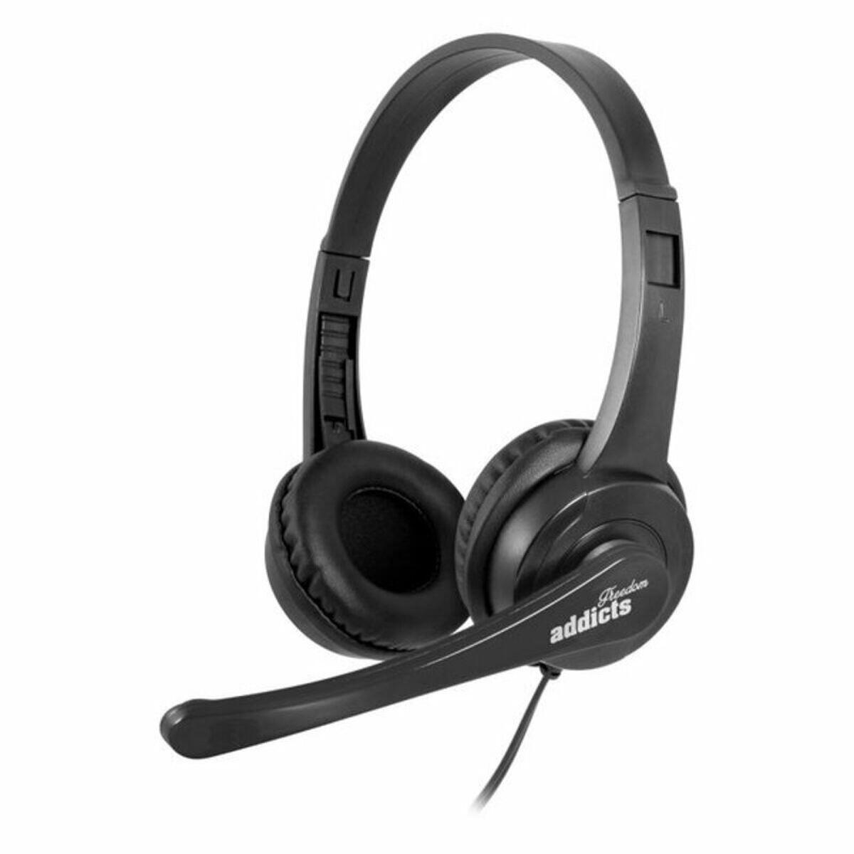 Słuchawki z Mikrofonem NGS VOX505 USB Czarny