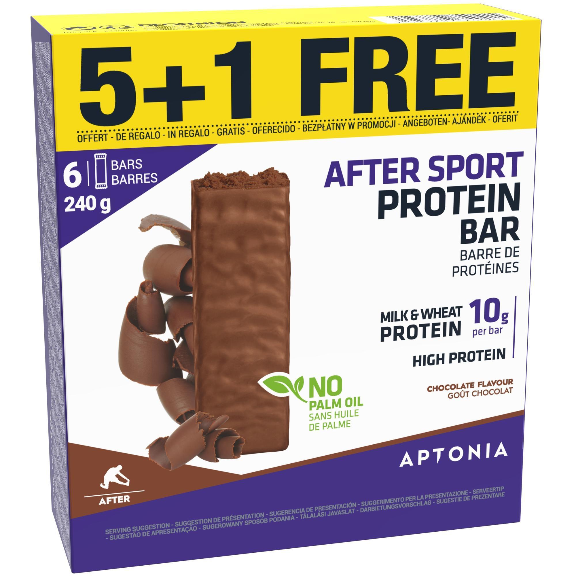 Baton proteinowy AFTER SPORT czekoladowy x5 + 1 gratis Decathlon.pl Baton proteinowy AFTER SPORT czekoladowy x5 + 1 gratis rozmiar Uniwersalny – Decathlon.pl