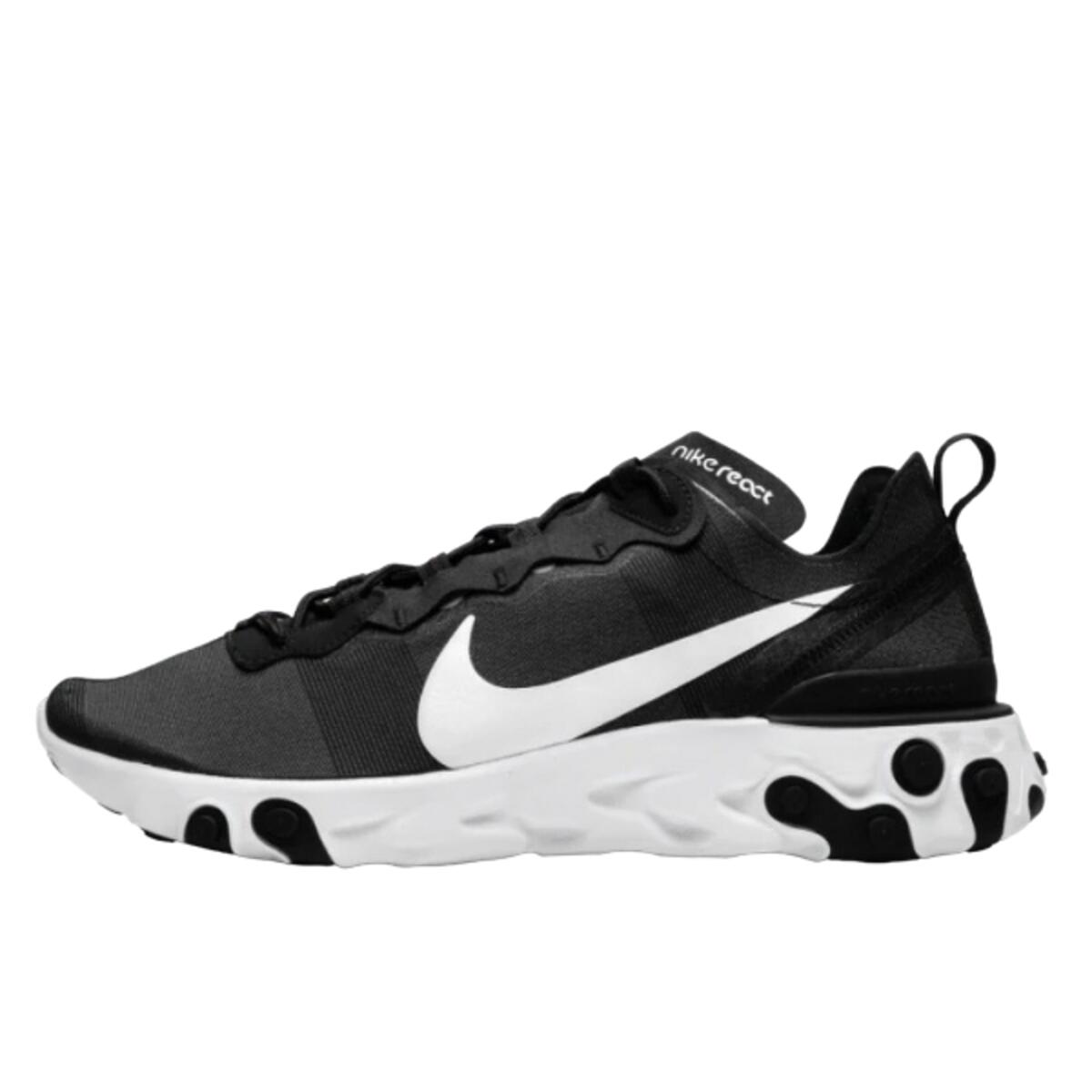 Buty do chodzenia dla dorosłych Nike React Element 55 Black White
