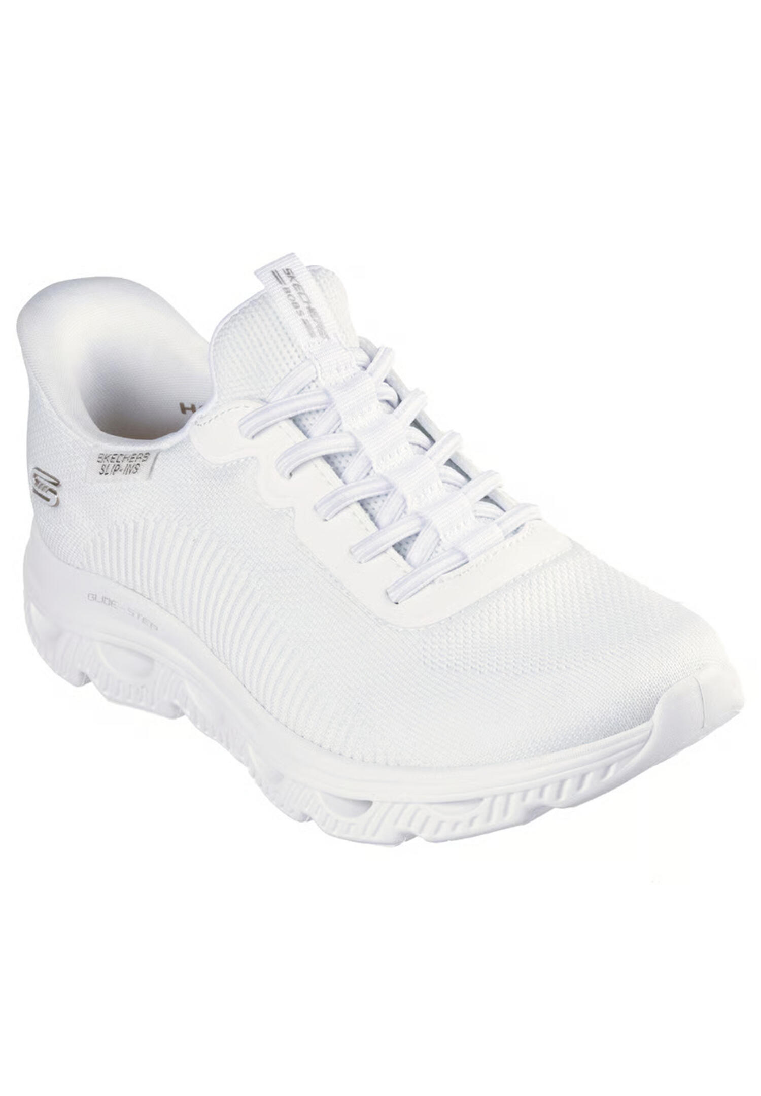 Buty SKECHERS SLIP-INS BOBS ARC WAVES Biały