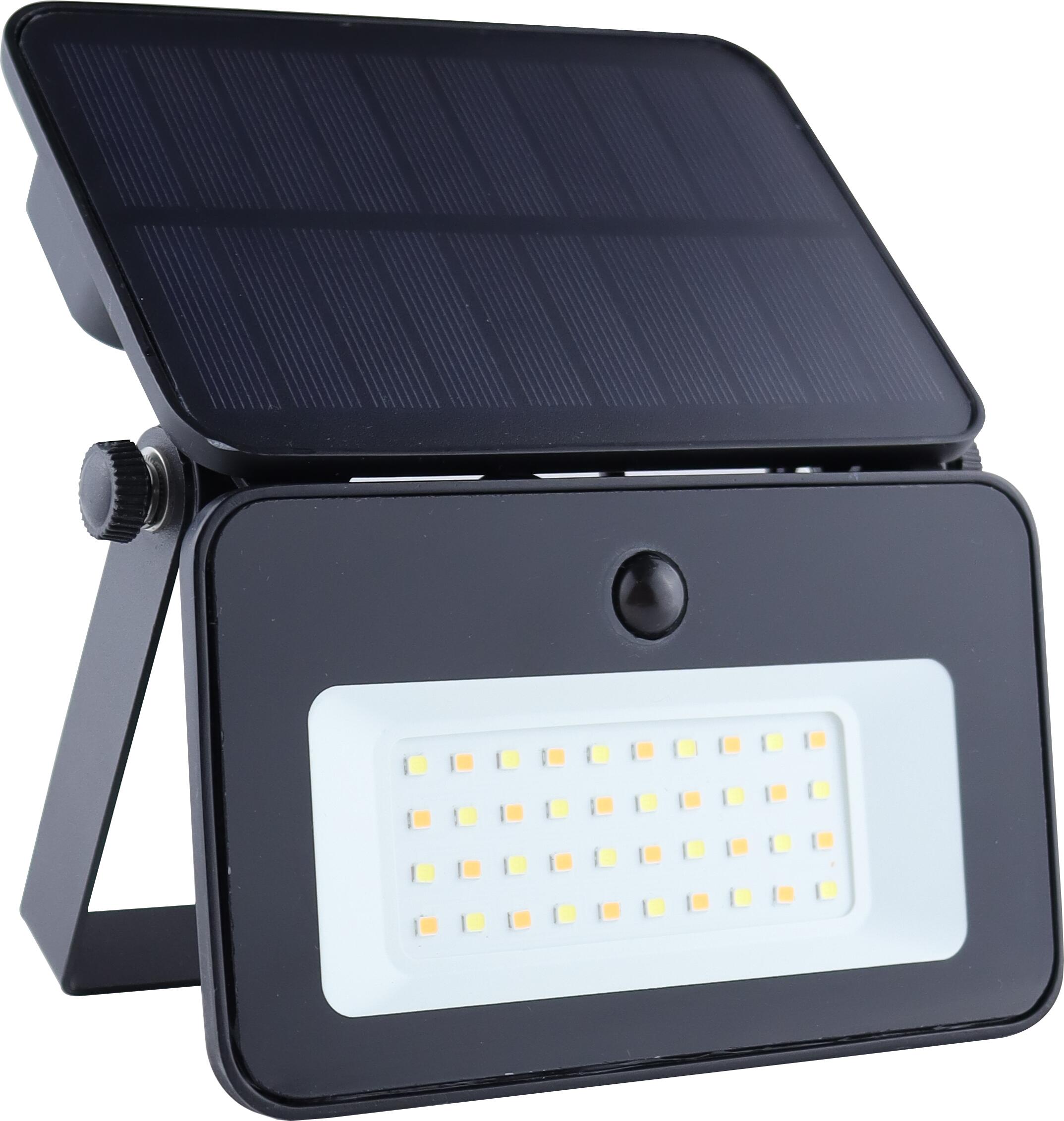 Naświetlacz solarny Germina LED z czujnikiem ruchu 1000lm IP65 3000/4000/6500k