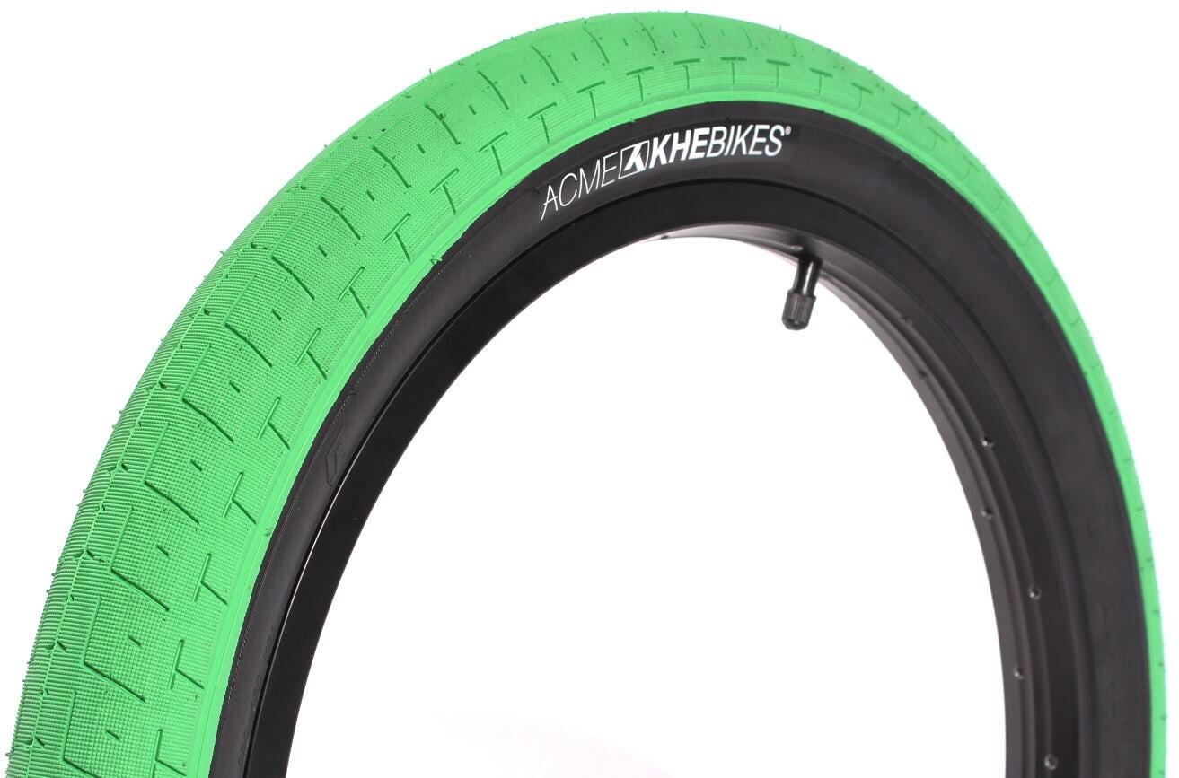 Opona BMX ACME 20x2,40 Zielono-Czarna KHEBIKES