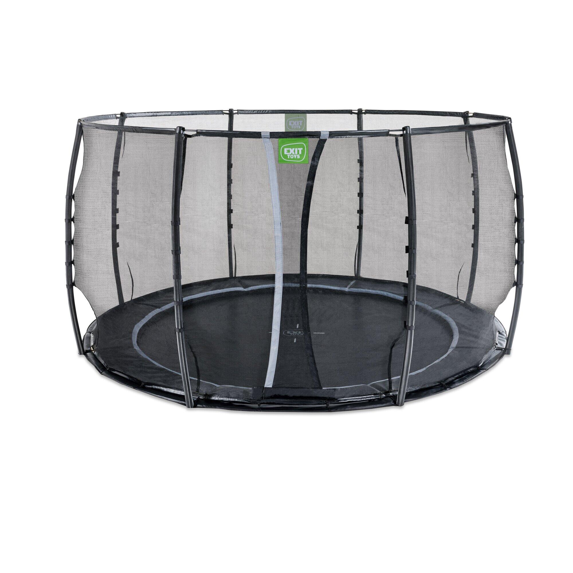 Trampolina naziemna Dynamic ø366cm z siatką zabezpieczającą