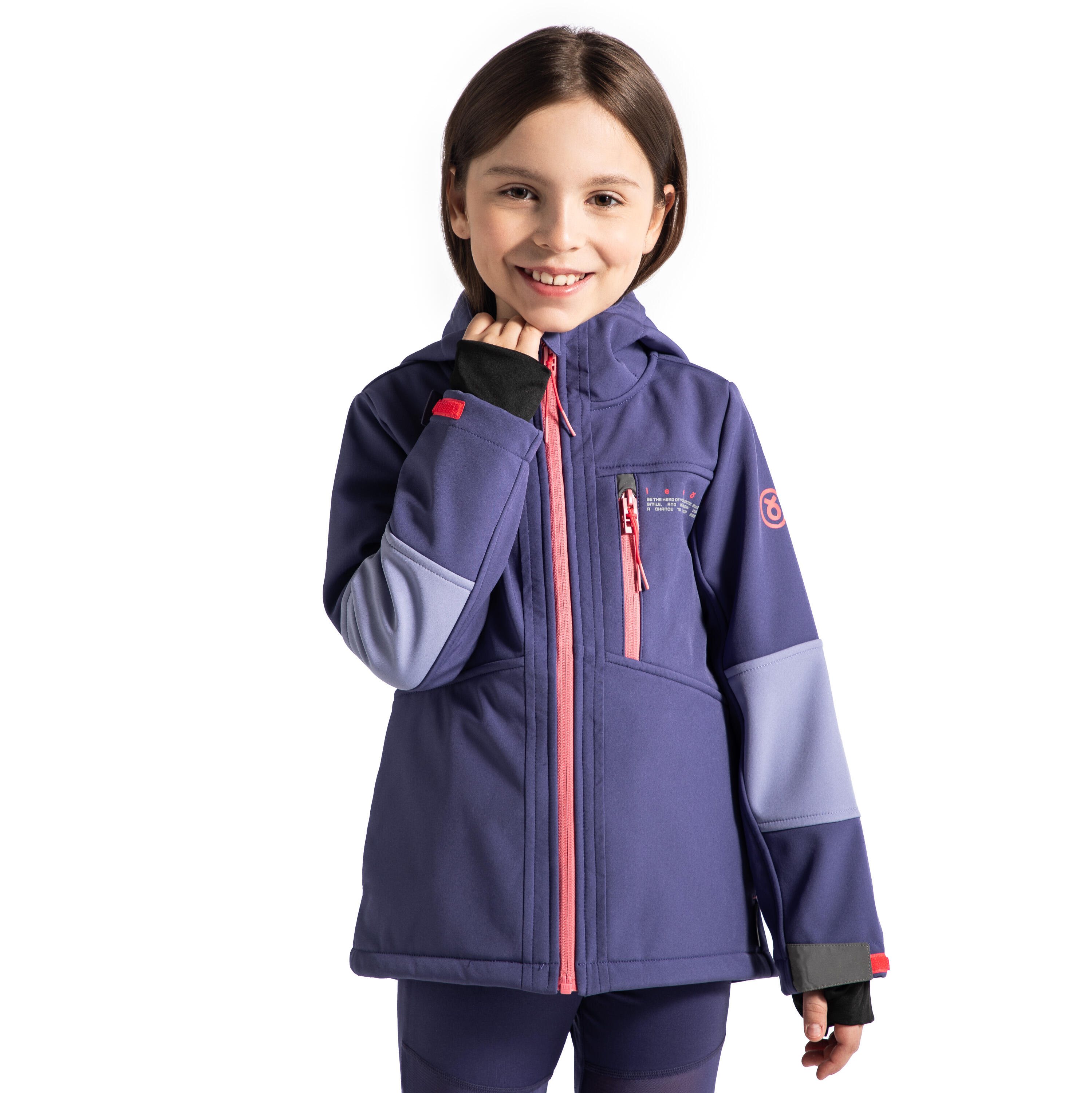 Kurtka turystyczna dziecięca Lemon Explore WL5 wodoodporna softshell