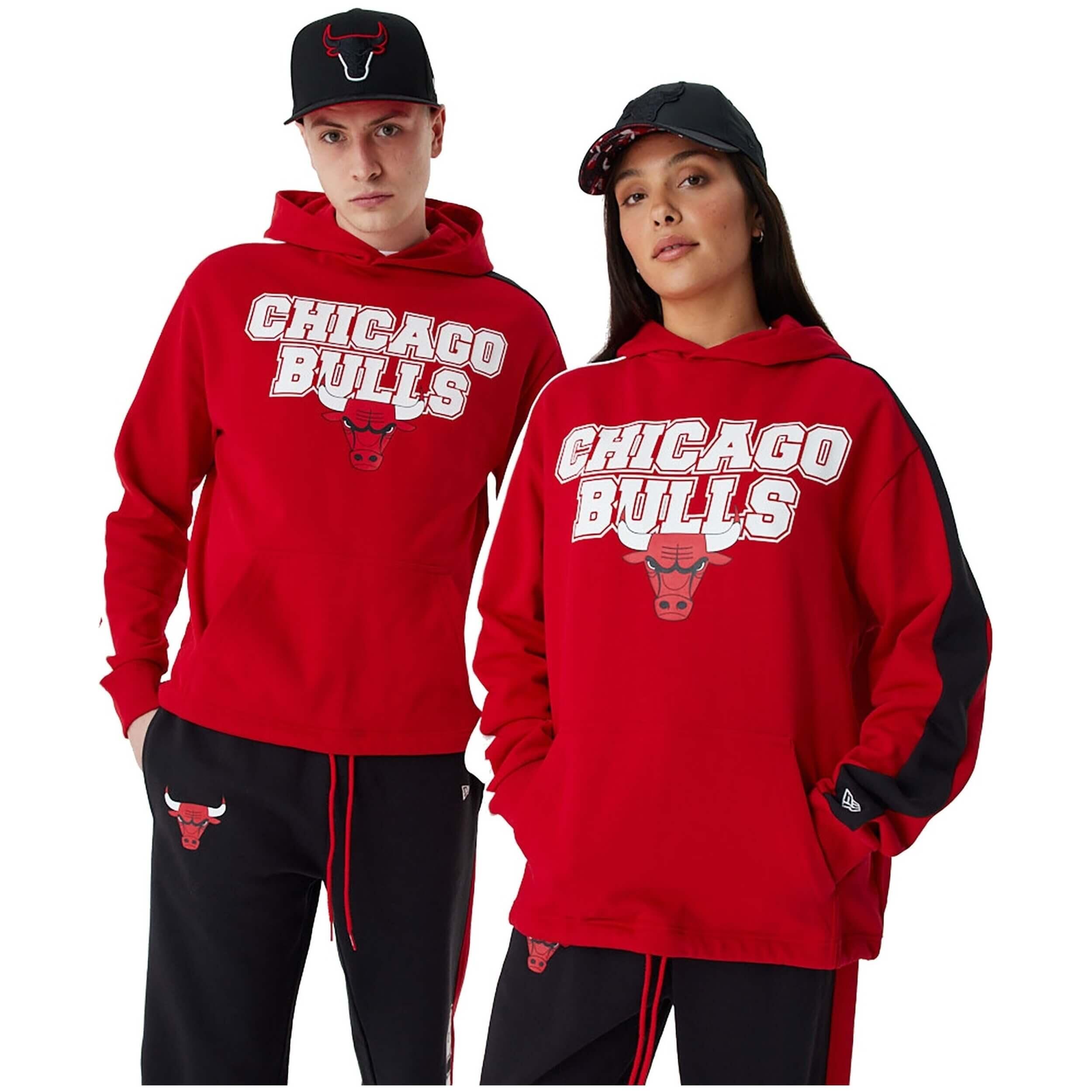 Bluza męska New Era NBA Large Graphic OS Hoody Chicago Bulls