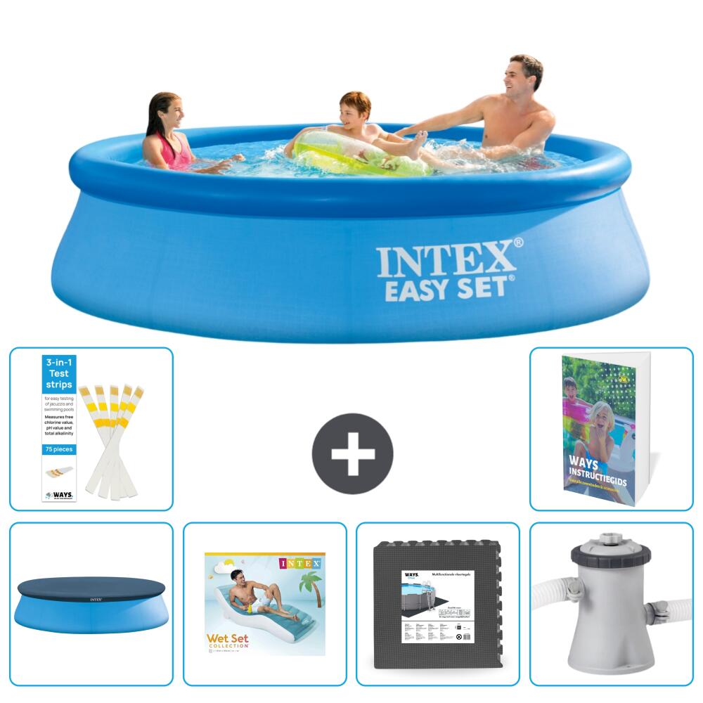 INTEX Basen Easy Set Okrągły - 305x76 cm - 7-częściowy S49