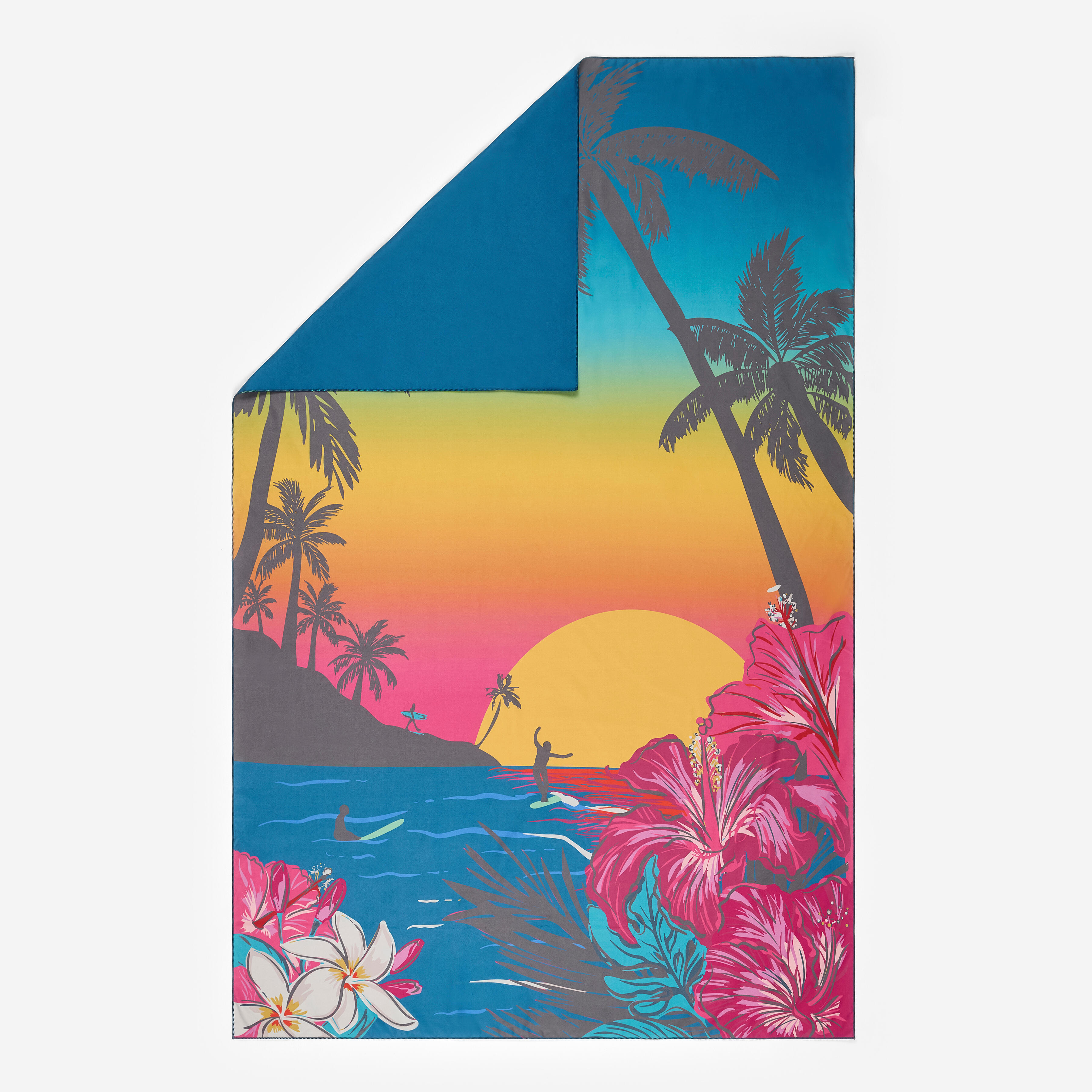 Ręcznik z mikrofibry Decathlon Holidays XL 110 x 175 cm