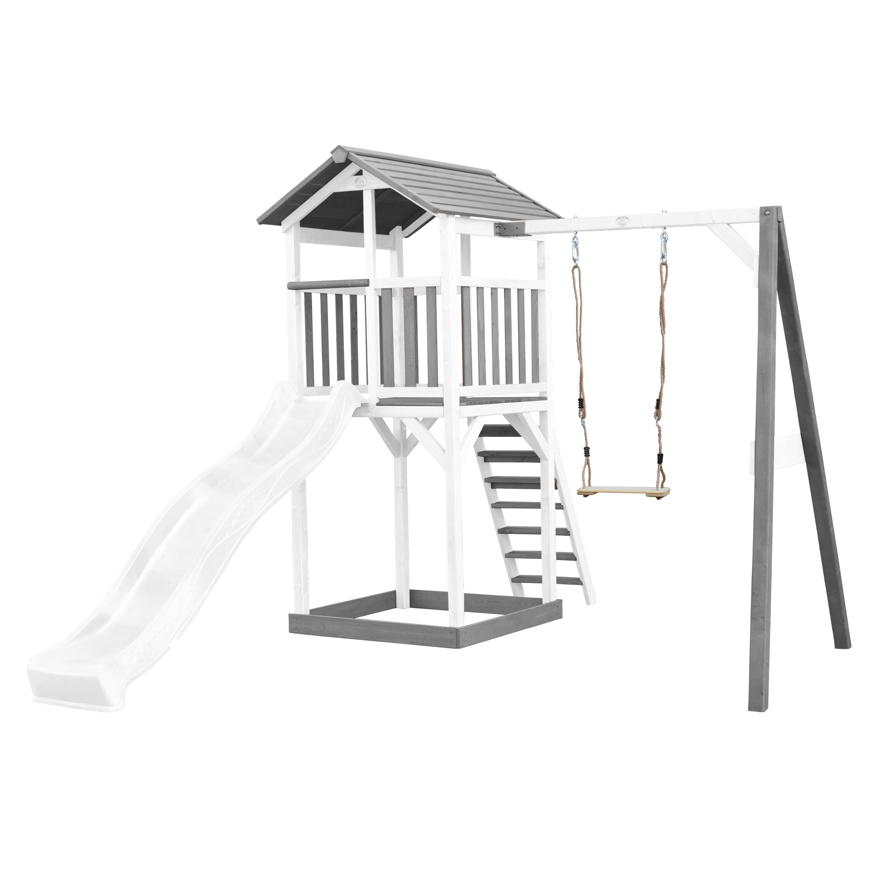Plac zabaw AXI Beach Tower, zjeżdżalnia, Huśtawka i piaskownica
