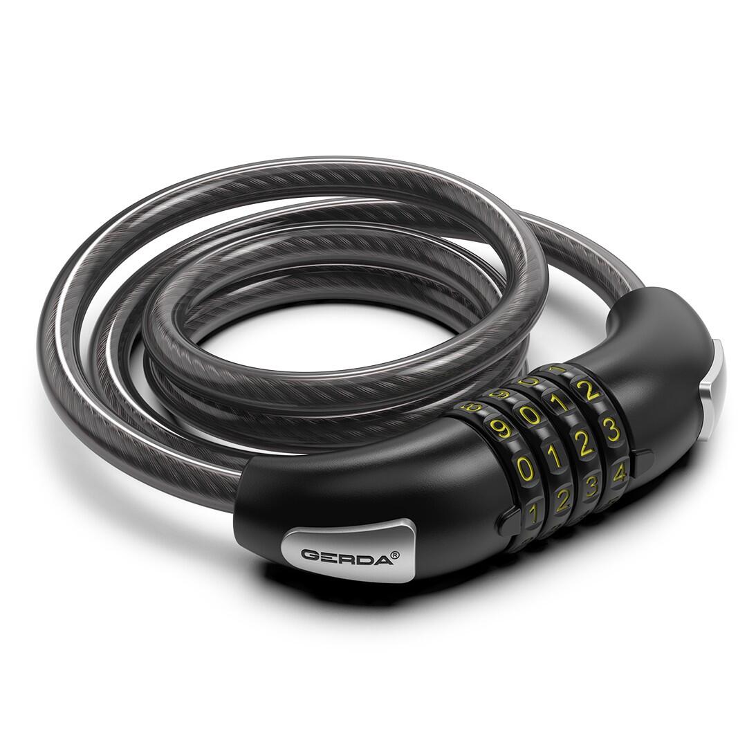 Zapięcie rowerowe GERDA KOMBO FLEX 1000/10C linka