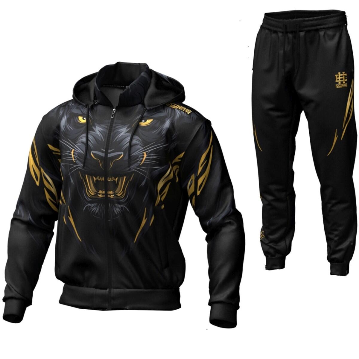 Dres Sportowy Męski komplet EXTREME HOBBY BLACK PANTHER