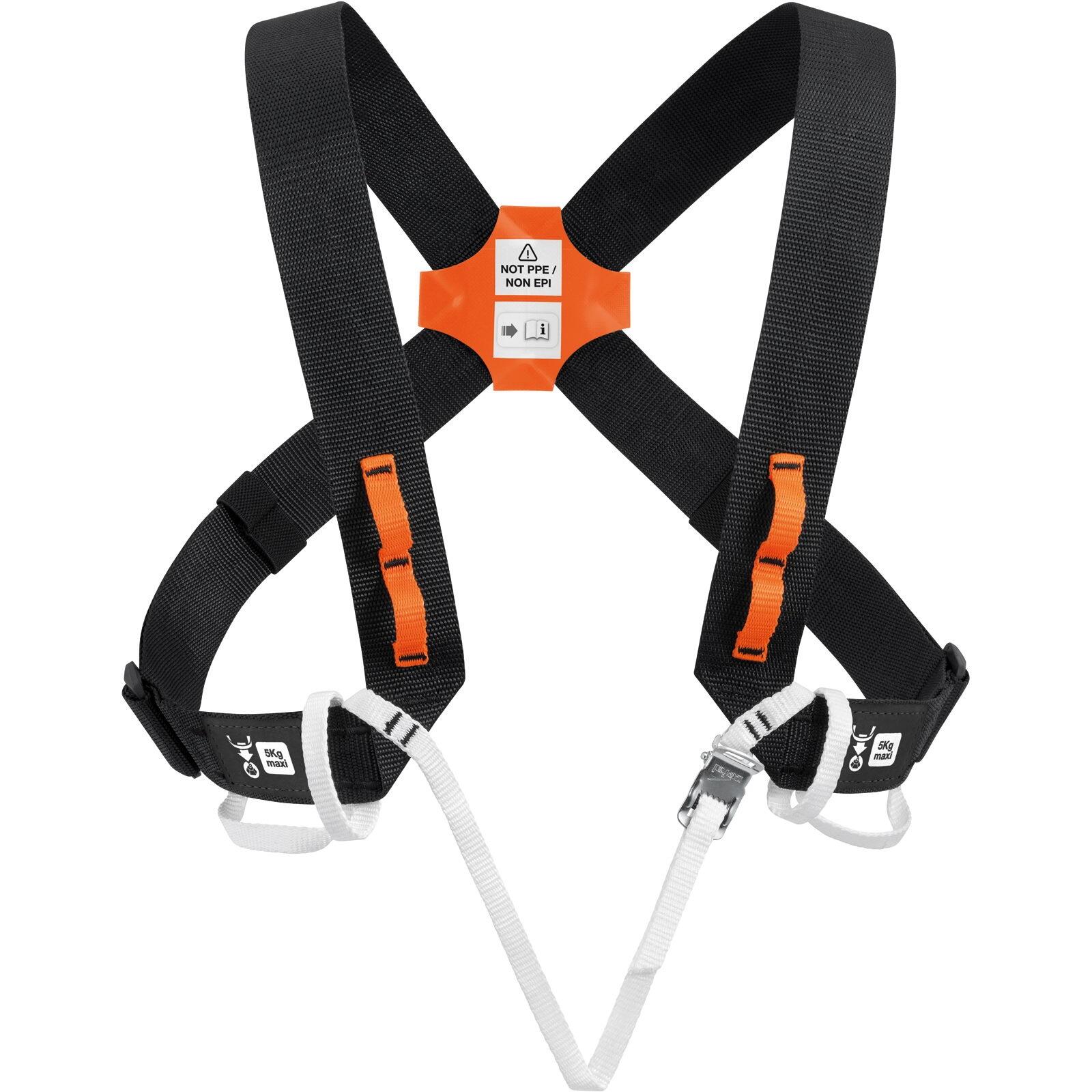 Uprząż piersiowa Petzl Explo - black/orange