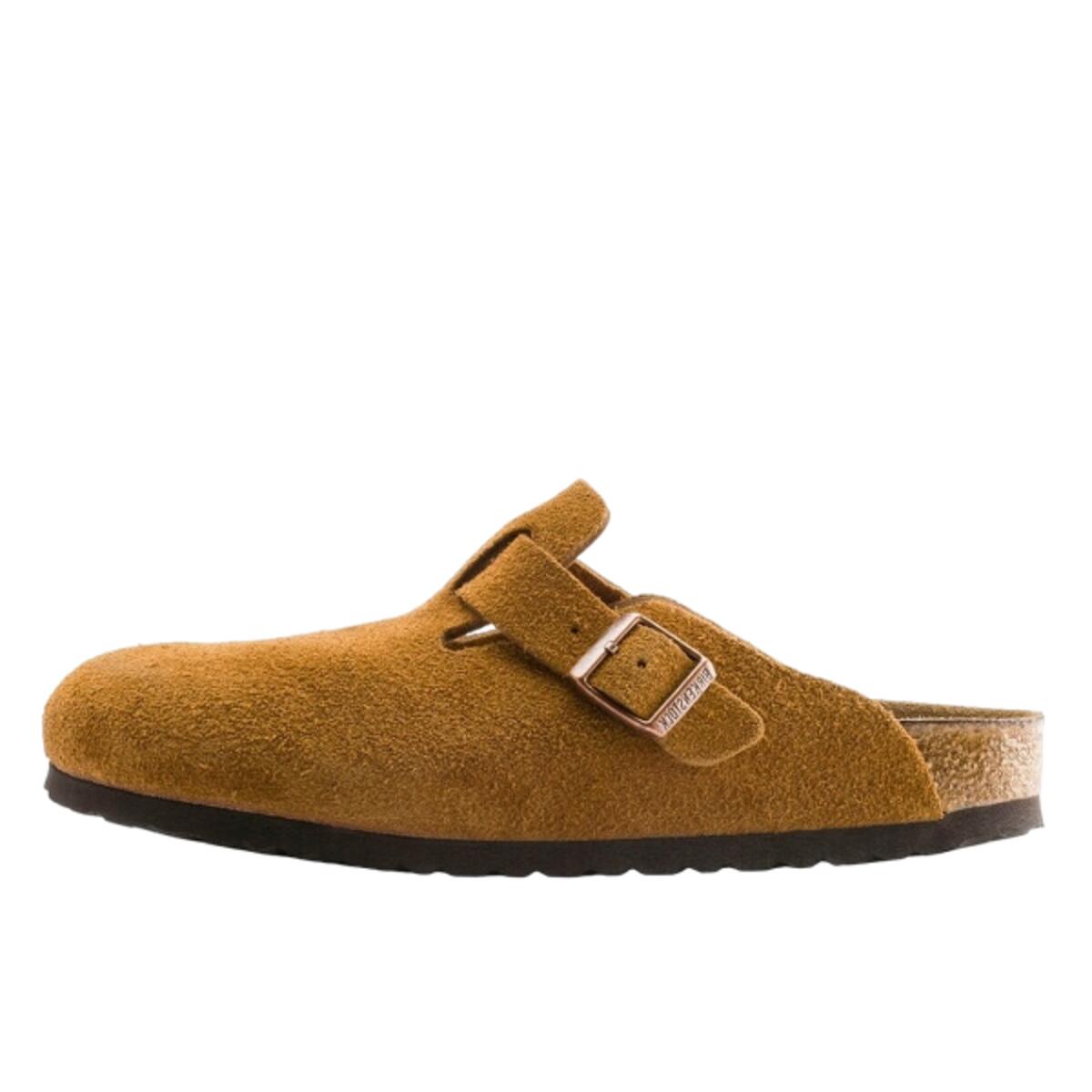 Birkenstock Boston Soft Footbed Suede Mink