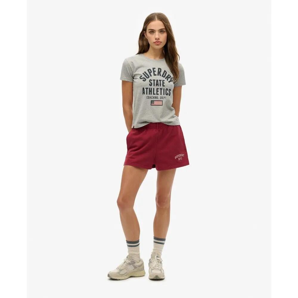 Dopasowana koszulka z motywem dla kobiet Superdry Athletic