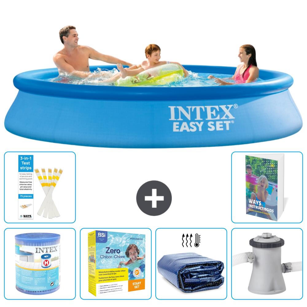 INTEX Basen Easy Set Okrągły - 305x61 cm - 7-częściowy S50