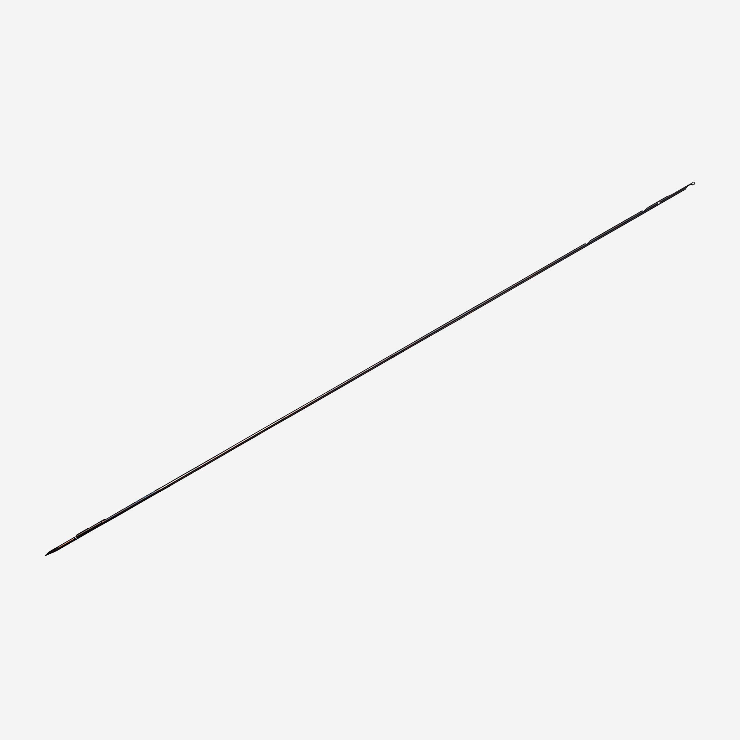 Strzała 6,5 MM ROCKWELL 140 cm do kuszy do łowiectwa podwodnego