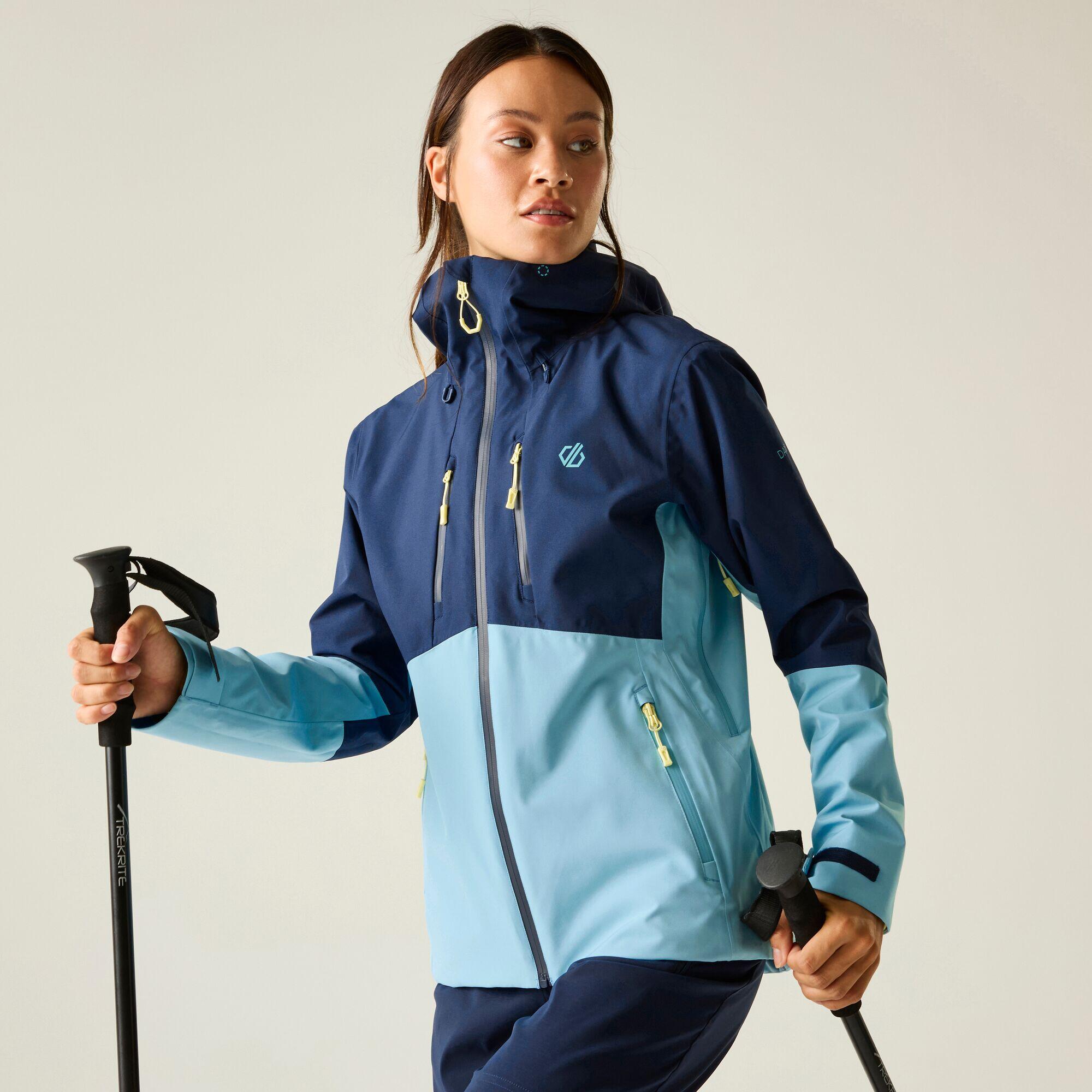 Damska wodoodporna kurtka turystyczna Diverging II Mountain Panelled Hooded