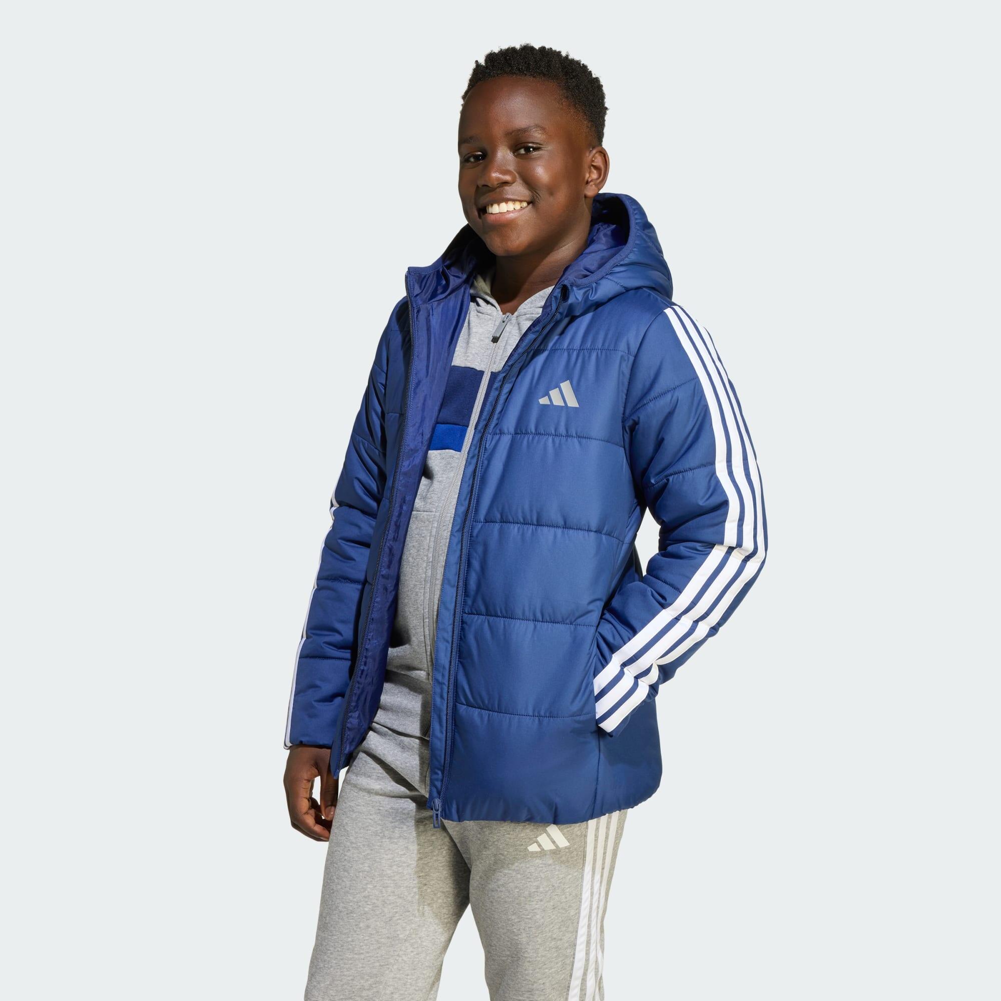 Ocieplana kurtka dla dzieci Essentials 3-Stripes