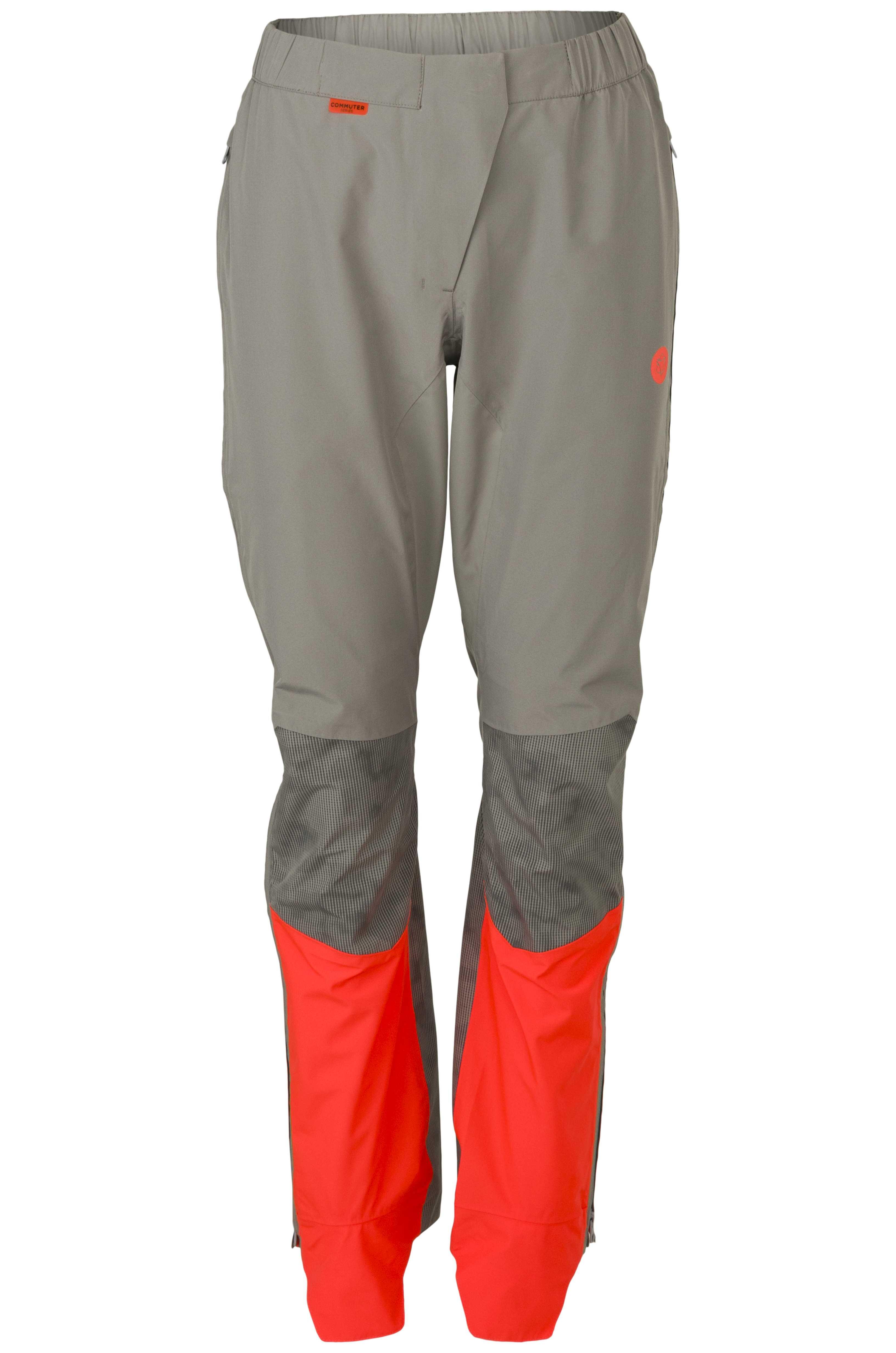 Tech Rain Pants Commuter Women Hi-vis & Reflection Red