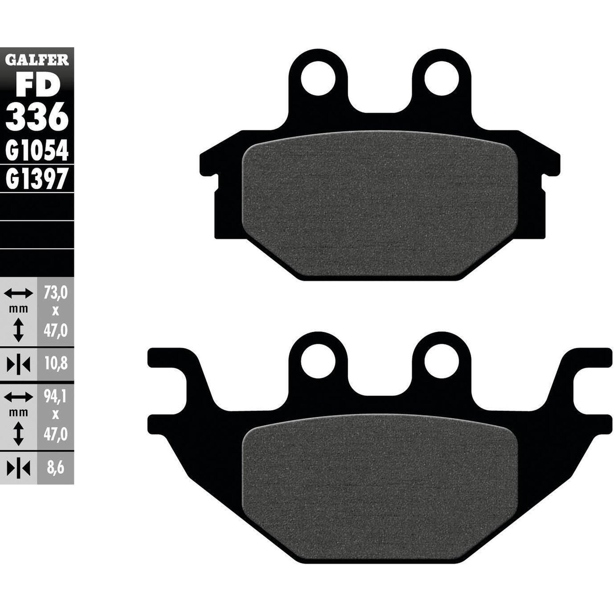 GALFER FD336 klocki hamulcowe semi-metaliczne organiczne