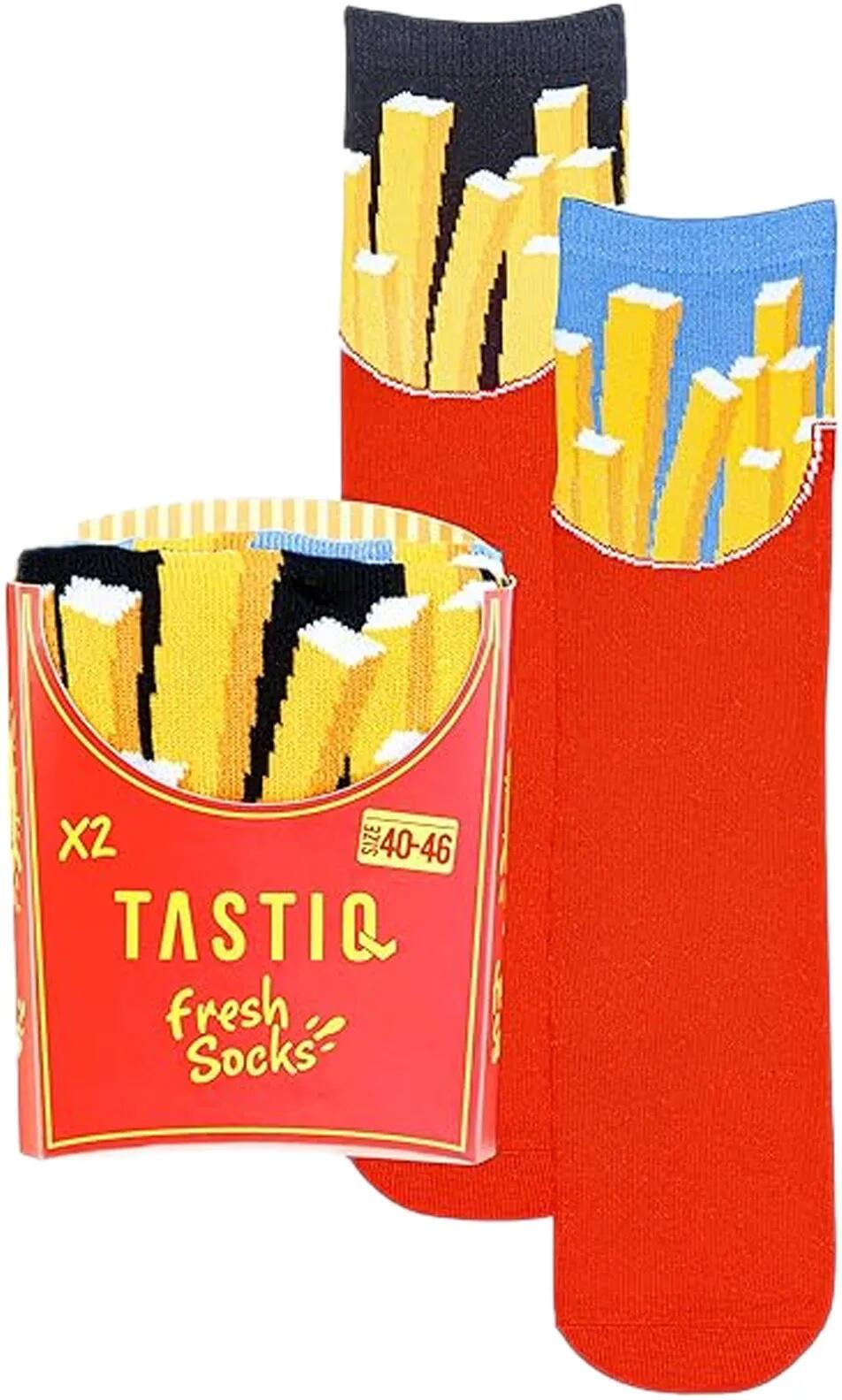 Skarpety Tastic Skarpetki unisex 2-pak Pommes Giftbox Red