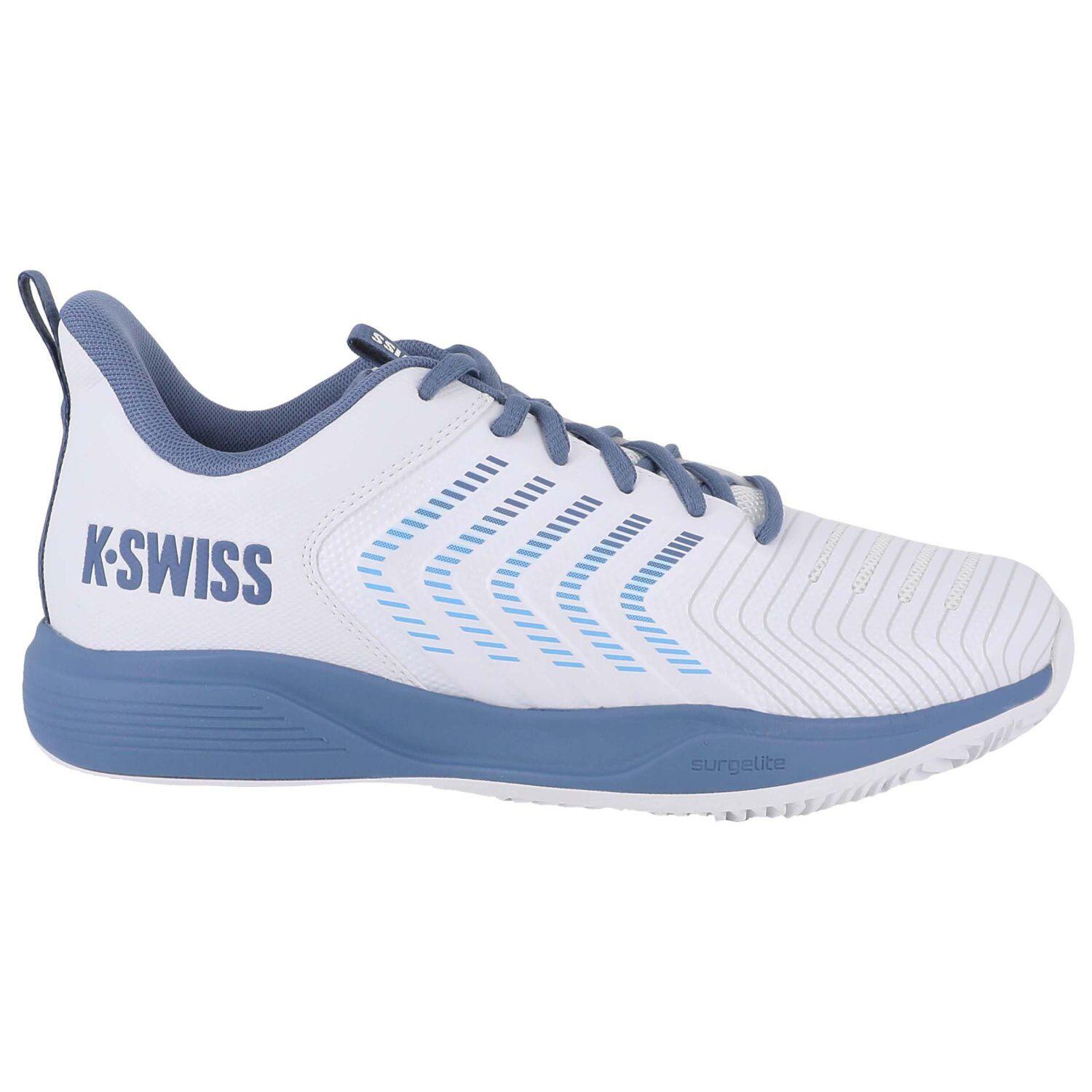 Sneakersy męskie K-swiss ULTRASHOT LIGHT CLAY do treningu białe (04742-158-M)