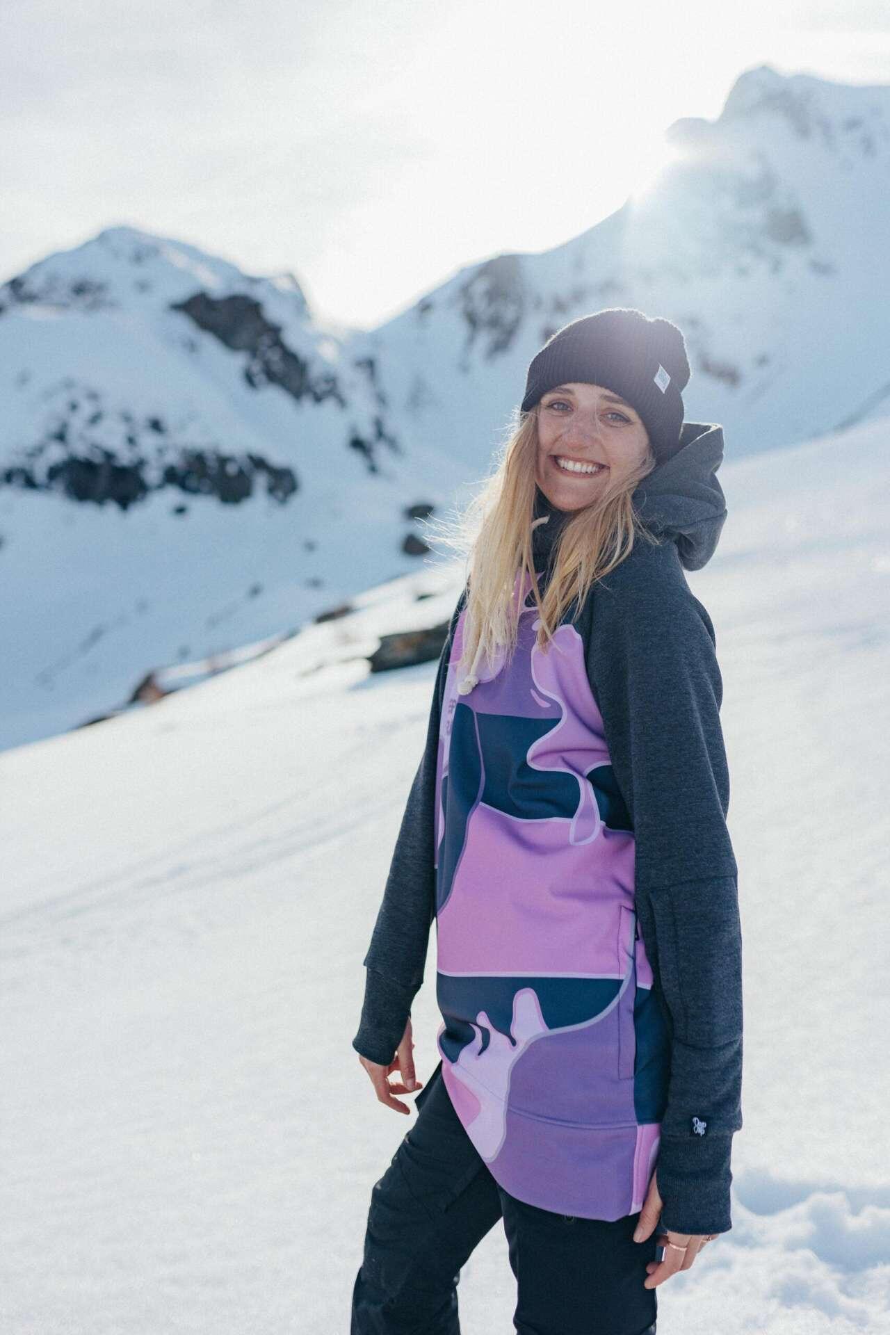 Bluza outdoorowa z kapturem damska DEEP TRIP Fibi softshell