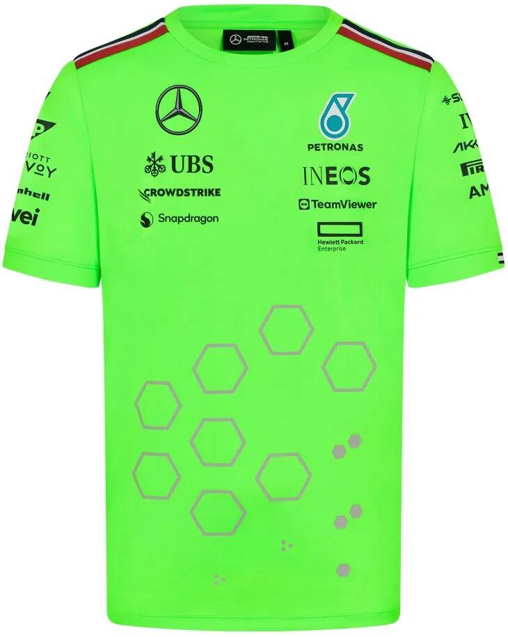 Męska koszulka Mercedes-AMG Petronas F1 Set Up zielona