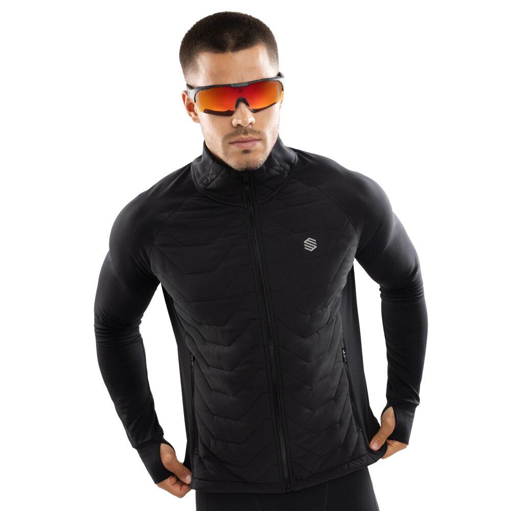 Męska lekka ocieplana kurtka treningowa Fitness Siroko Elevate
