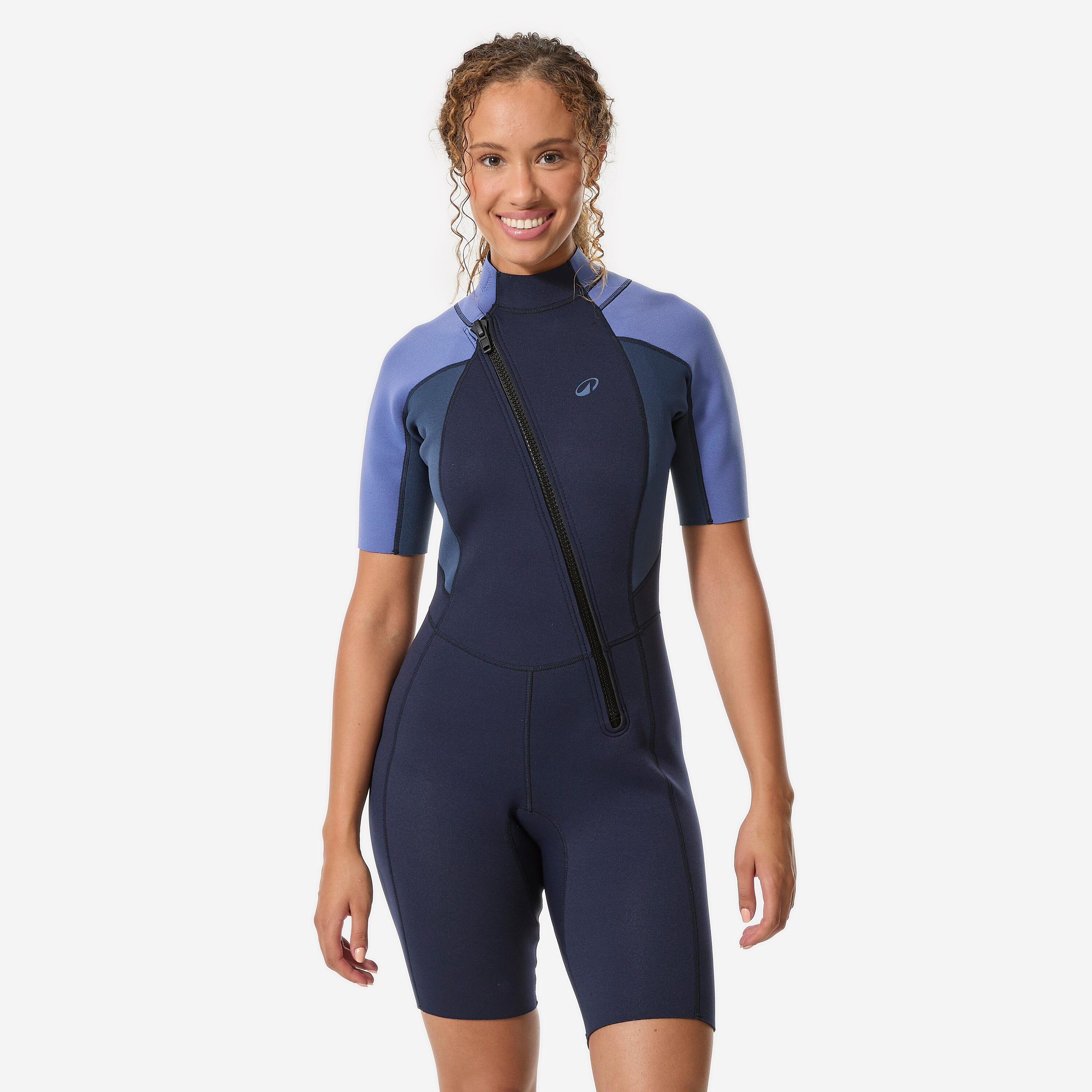 Krótka pianka do snorkelingu damska Decathlon Essential Ocena kauczuk 2 mm