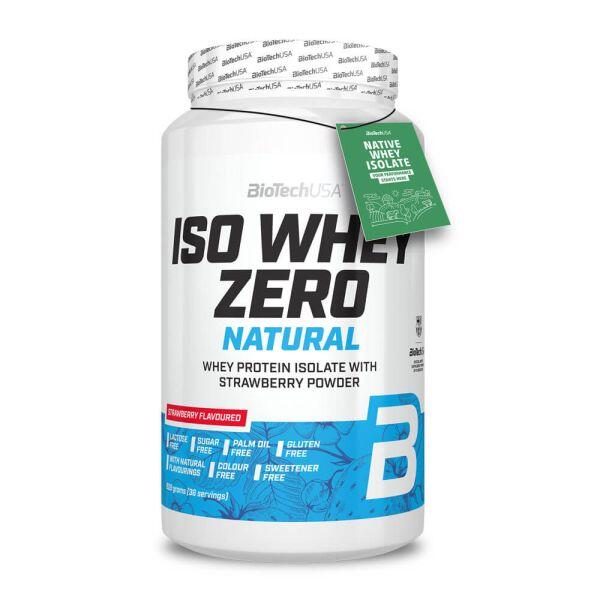 Iso Whey Zero Natural - 908g Strawberry Biotech USA