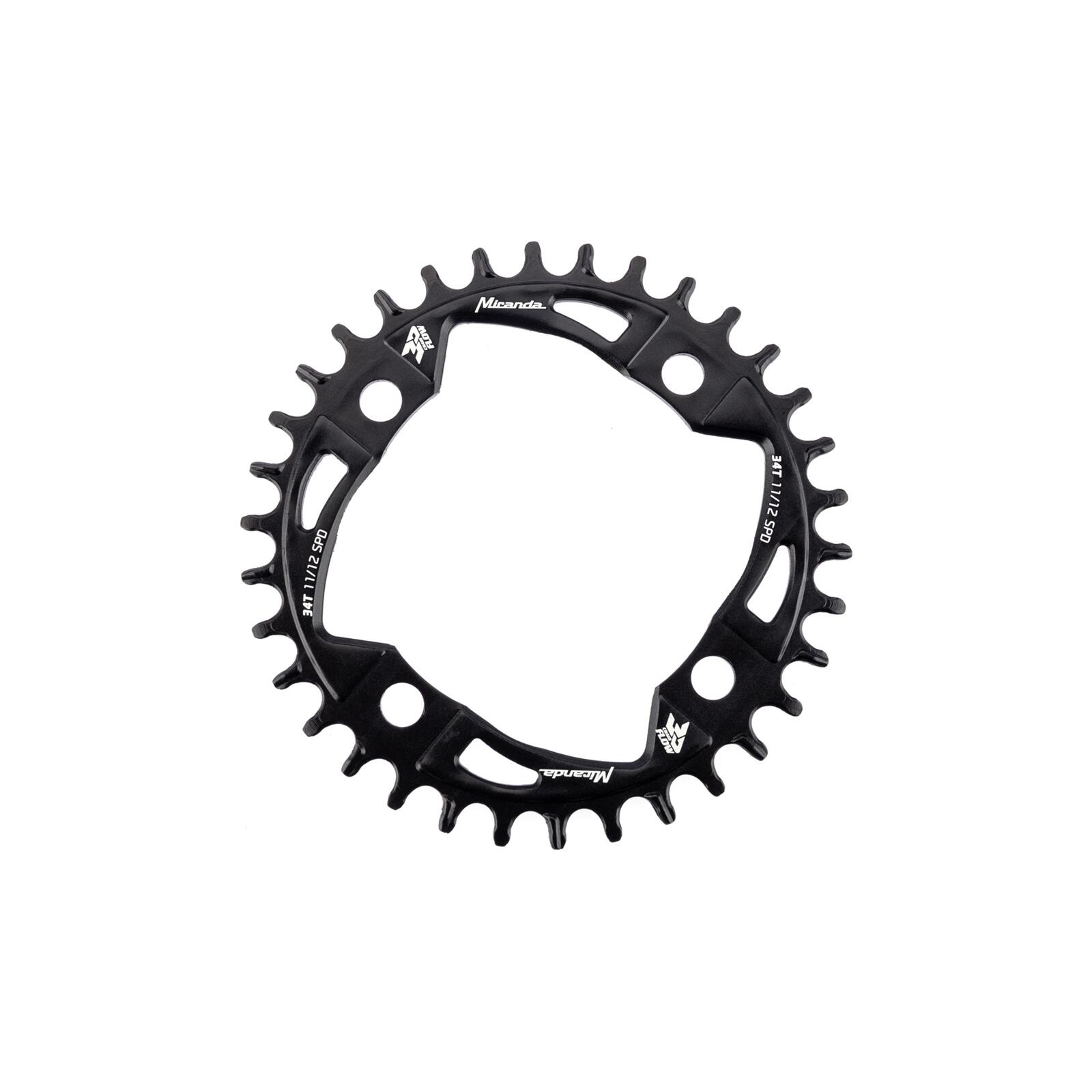 MIRANDA zębatka MTB Chainflow 3D 34T BCD 104 aluminium 7075