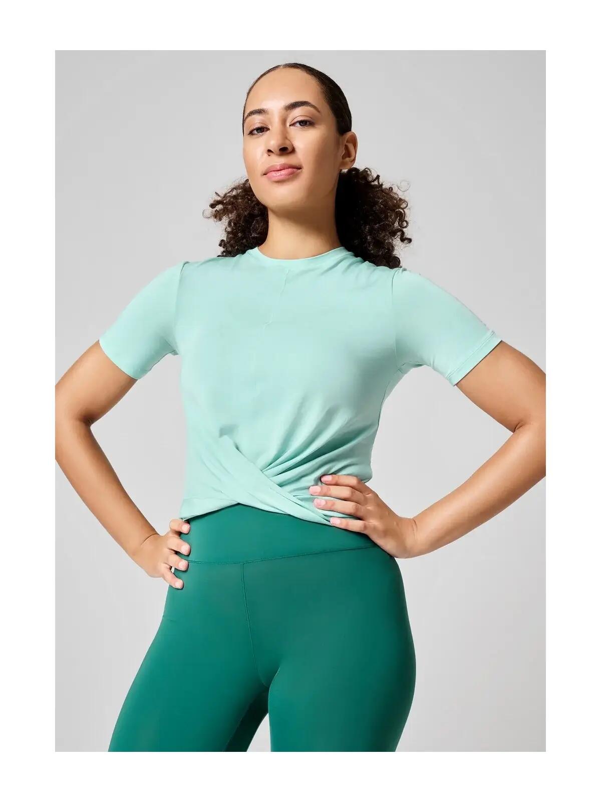 Koszulka Casall Delight Short Wrap Tee 38