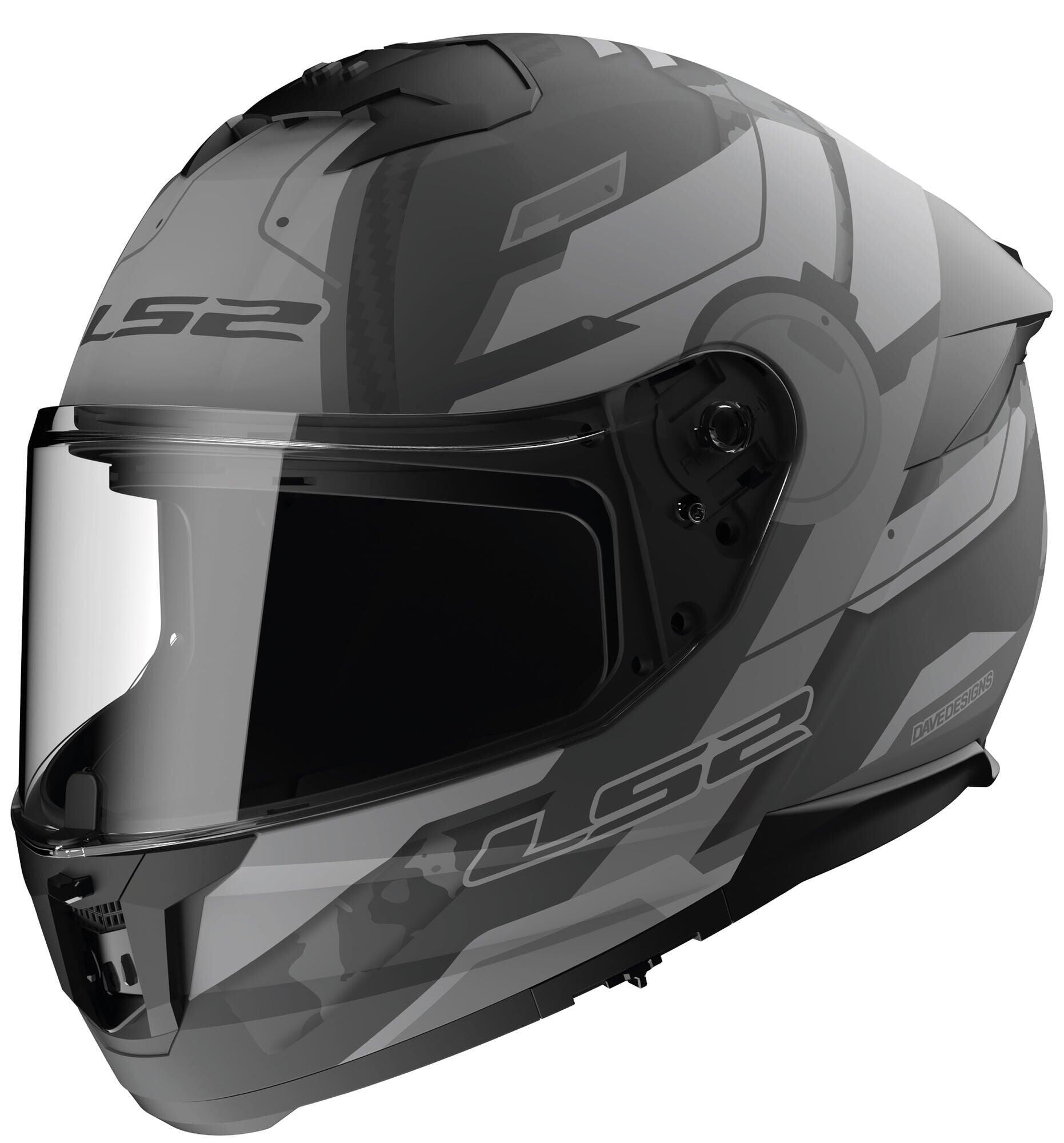 Kask integralny LS2 FF808 Stream II XS 53-54 cm matowy tytanowy szary
