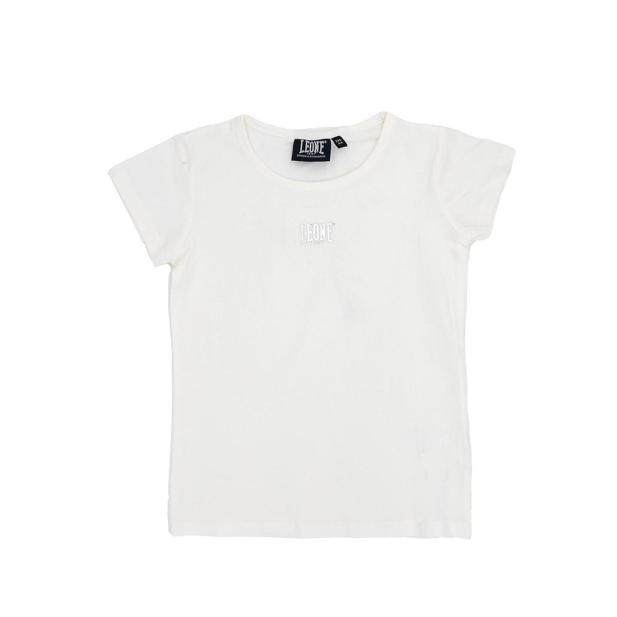 Dziewczęcy T-shirt z krótkim rękawem i małym logo Foil
