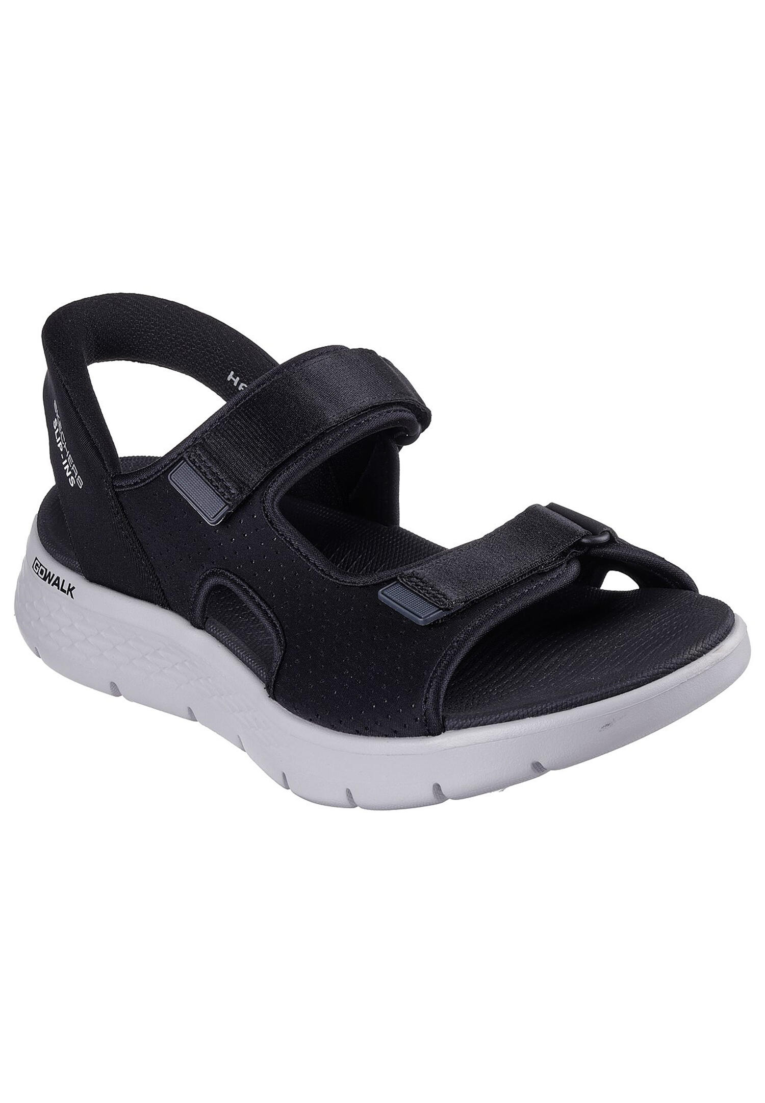 Sandały SKECHERS SLIP-INS GO WALK FLEX Czarny