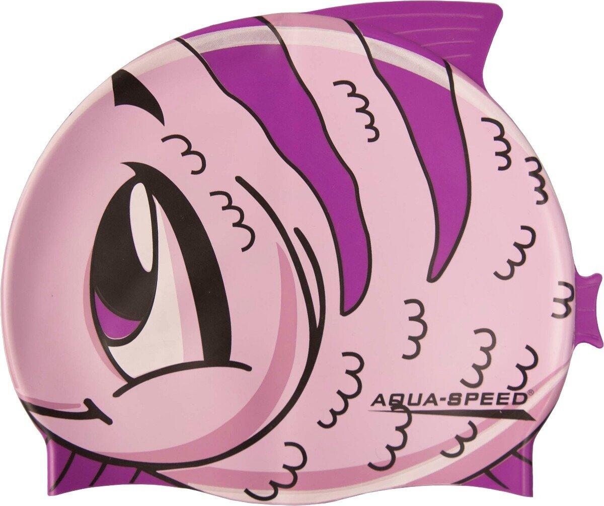 Czepek pływacki silikonowy dla dzieci Aqua Speed Zoo Fish