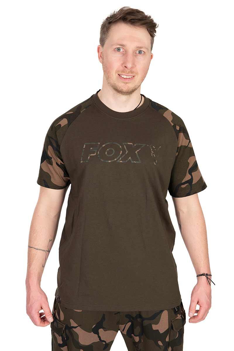 Koszulka Męska Wędkarska Fox Khaki Zielona