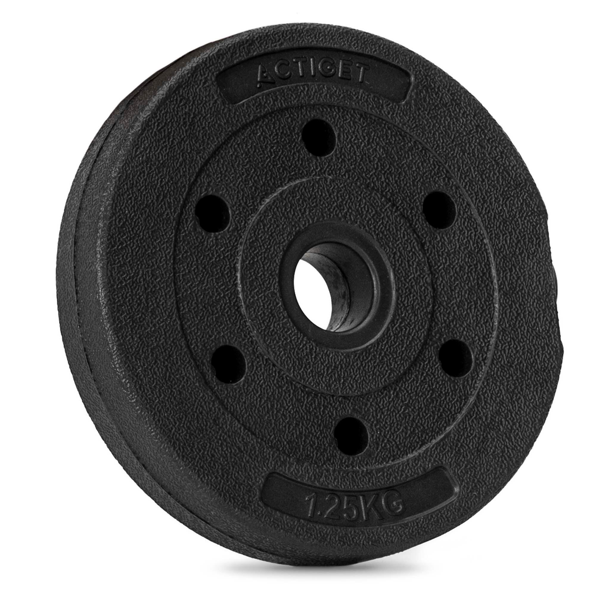 Obciążenie bitumiczne Actiget 1,25 kg talerz kompozytowy do sztangi hantli 29 mm