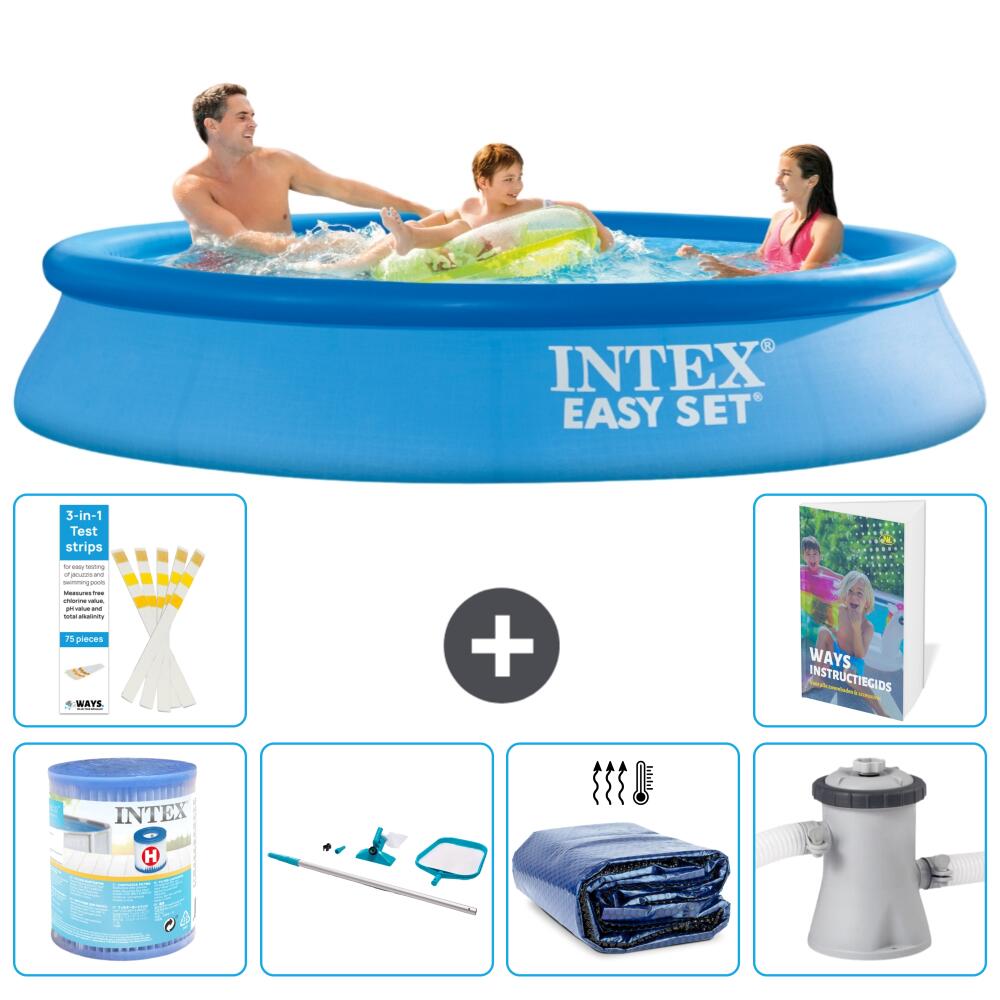 INTEX Basen Easy Set Okrągły - 305x61 cm - 7-częściowy S20