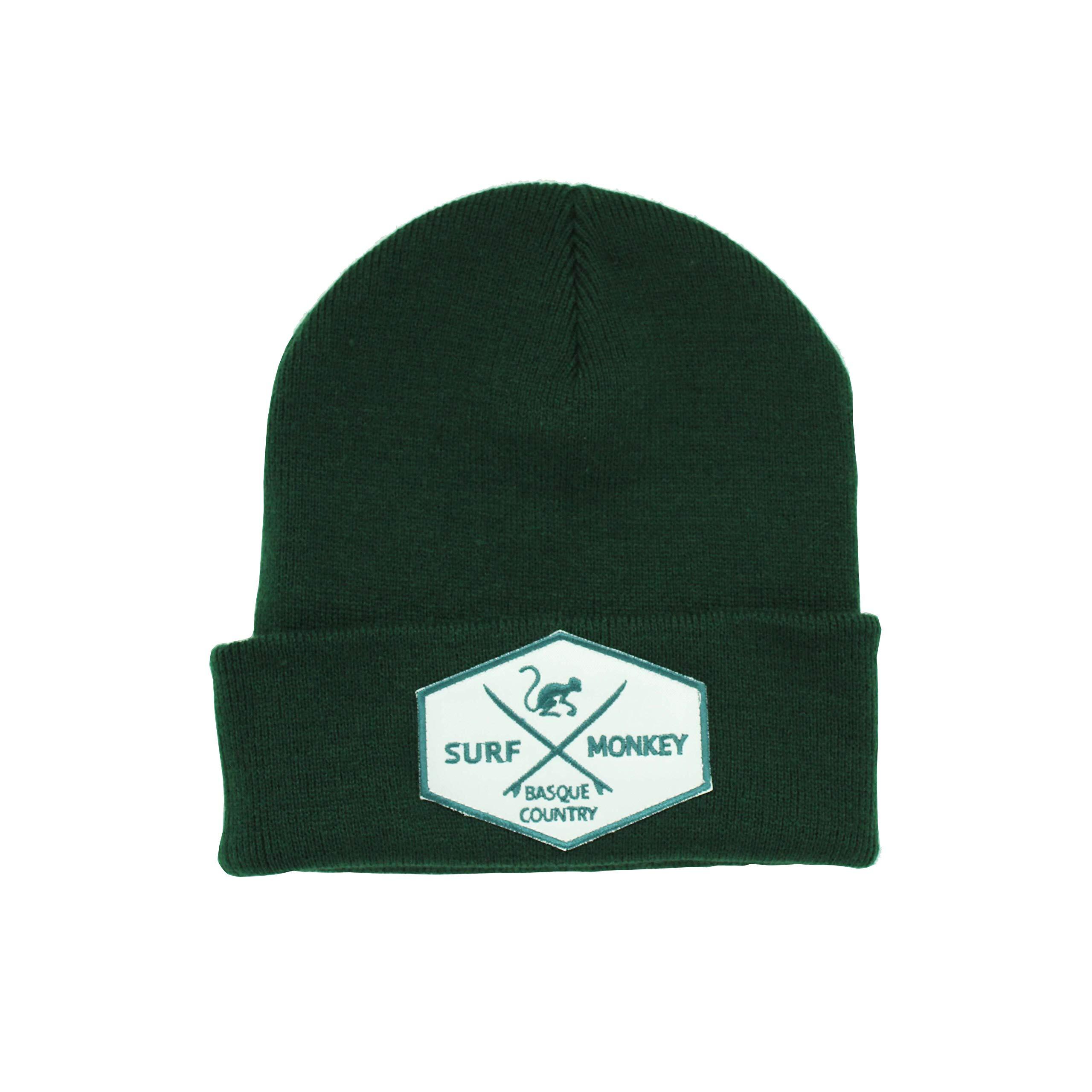 Czapka dzianinowa Beanie – rozmiar uniwersalny – (zieleń butelkowa)