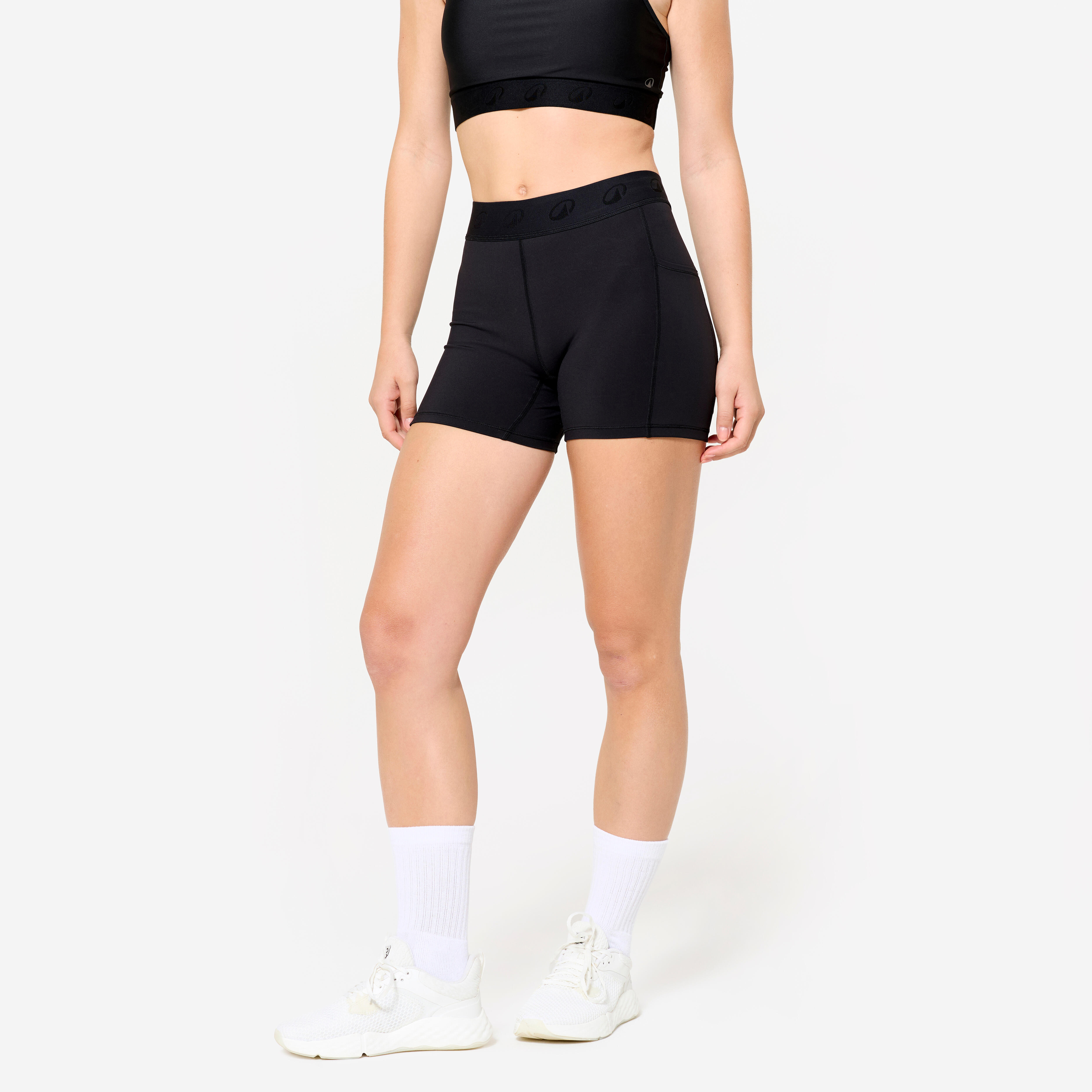 Spodenki fitness cardio damskie Domyos