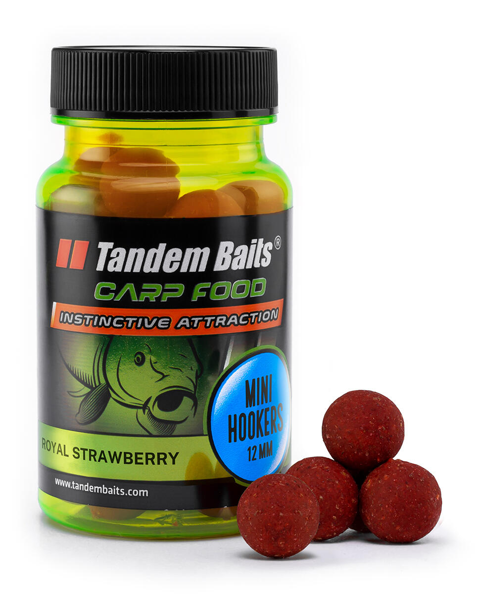 Kulki Haczykowe Carp Food Perfection Mini Hookers 12mm/50g Doskonała Truskawka
