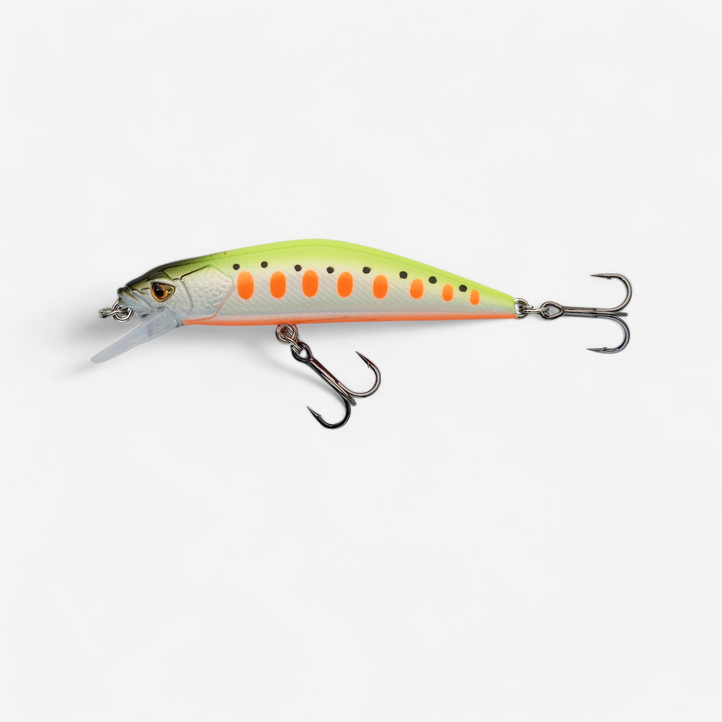 Wobler Minnow Caperlan WXM MNWFS 70 US żółty fluo