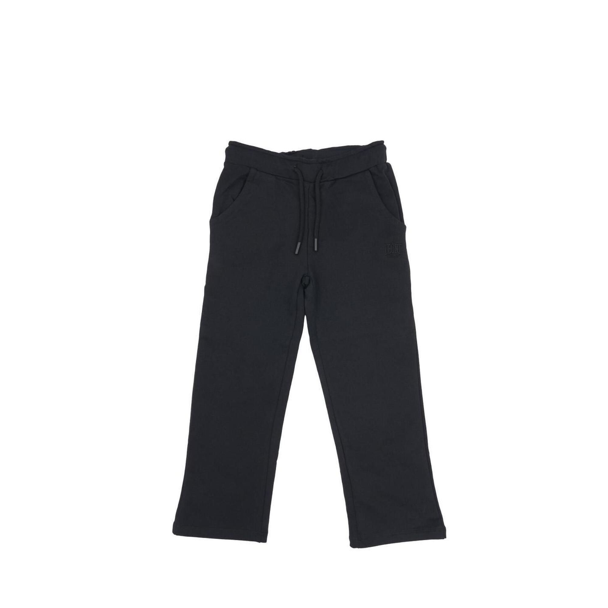 Dziewczęce szerokie spodnie dresowe College