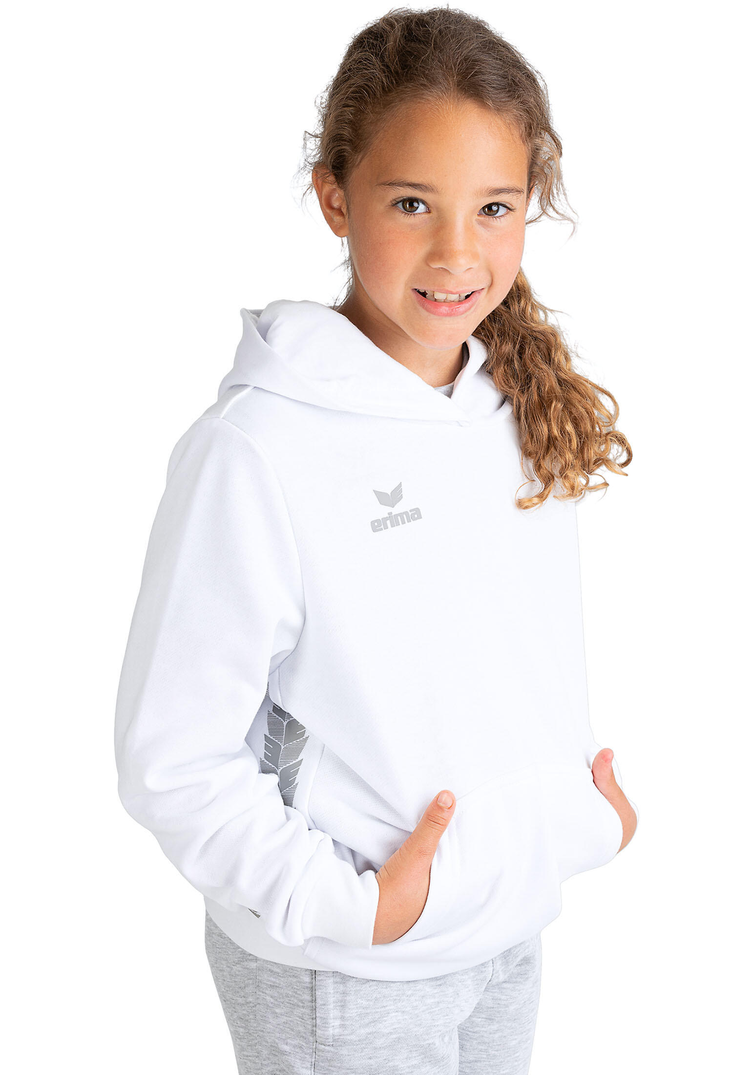 Bluza dziecięca z kapturem Erima Essential Team
