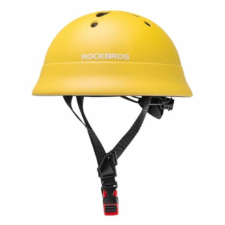 Kask rowerowy dla dzieci z absorpcją wstrząsów - Żółty