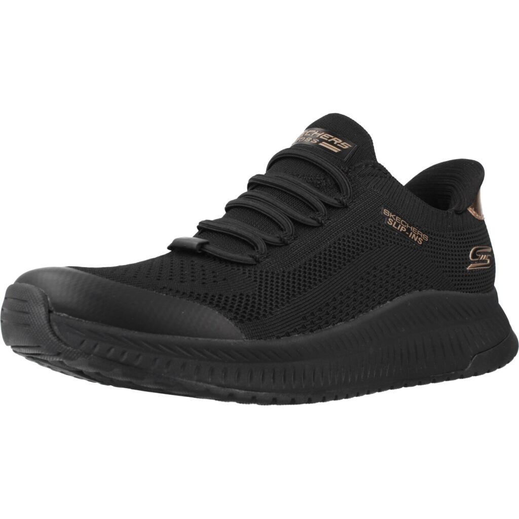 Buty SKECHERS SLIP-INS BOBS SQUAD 4 DIRE STEP Czarny